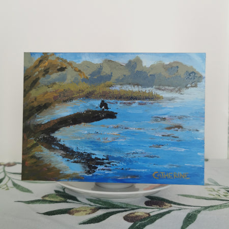 Original Art - Quiet Corner by the Swan