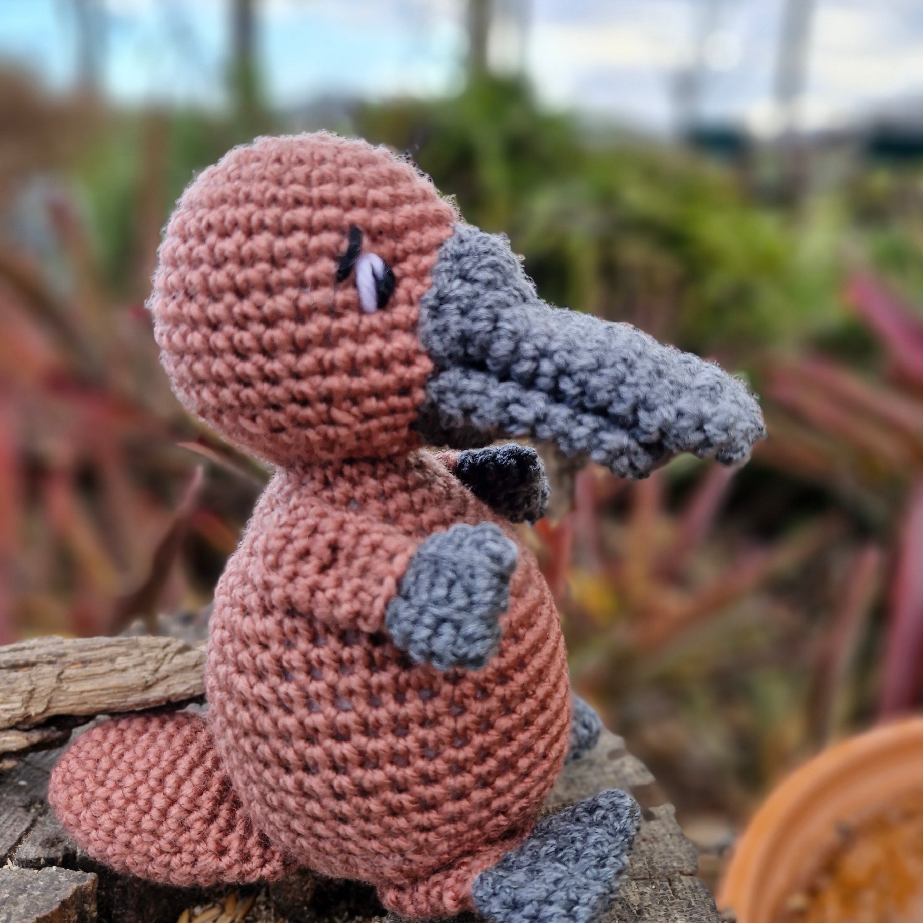 Adorable Baby Platypus Hand Crochet