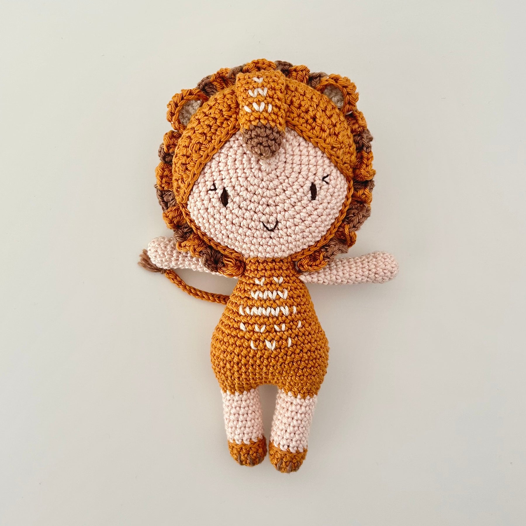 Lion | Crochet Doll | 19cm | Ready to Ship