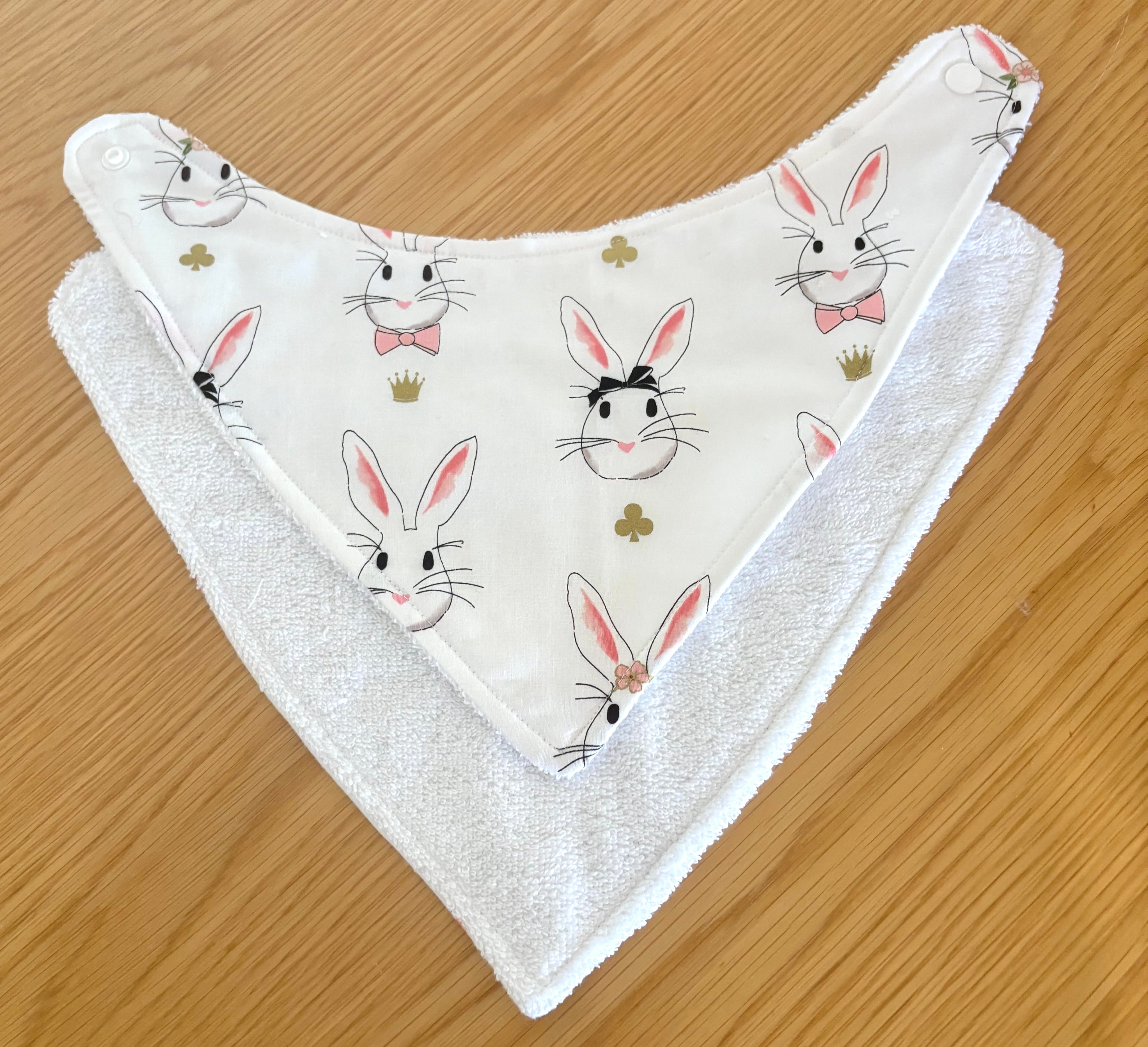 Bunny Bandana Bibs