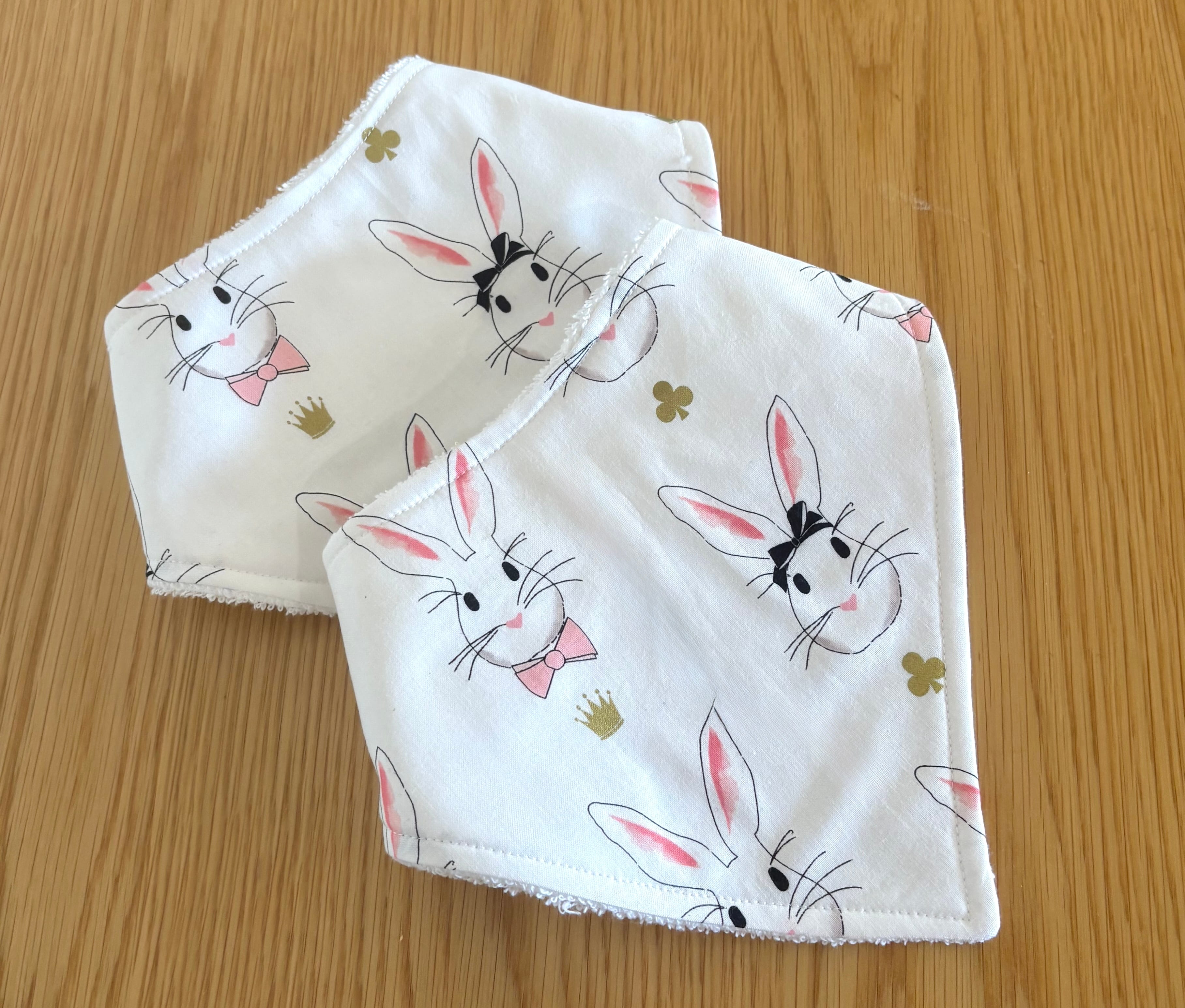 Bunny Bandana Bibs