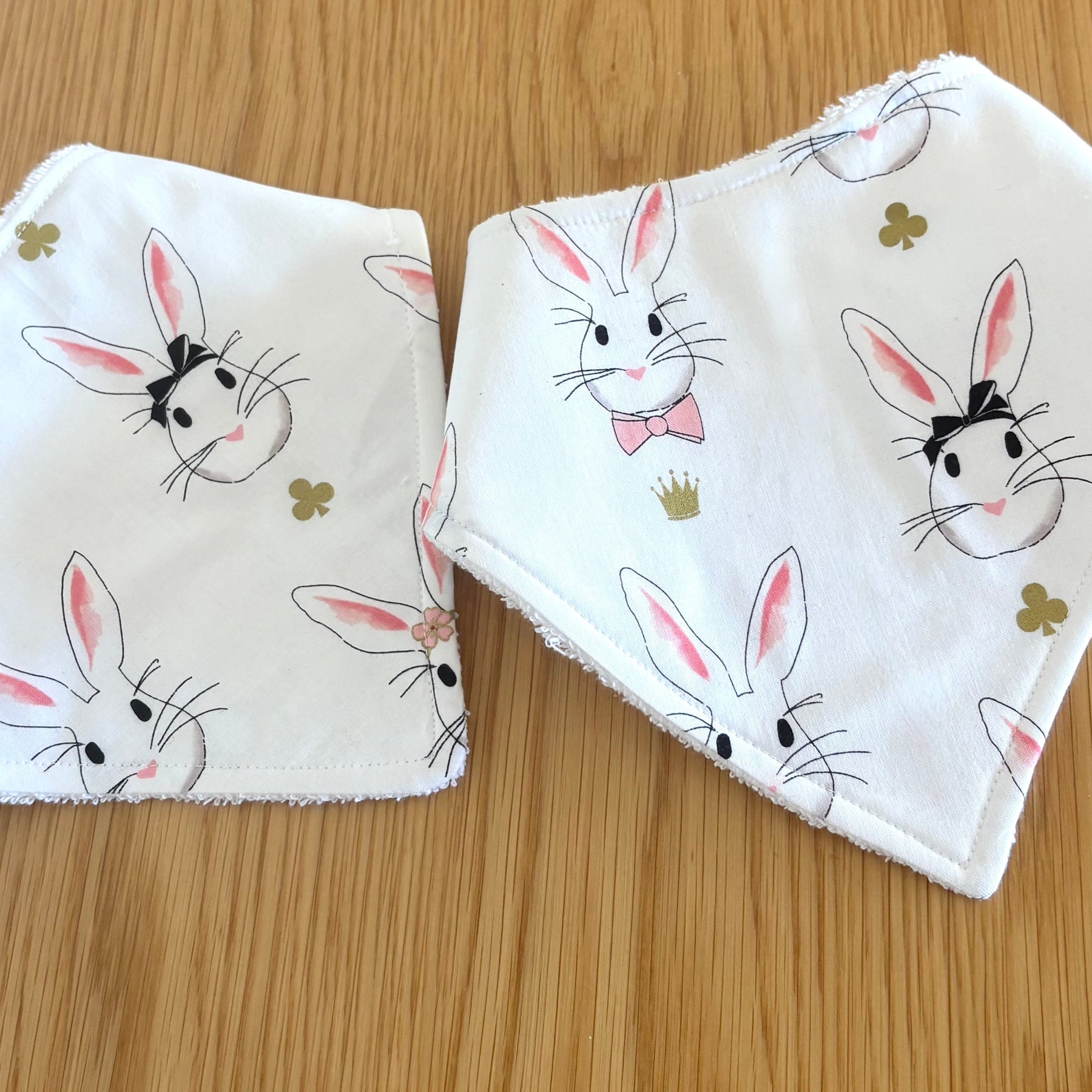 Bunny Bandana Bibs
