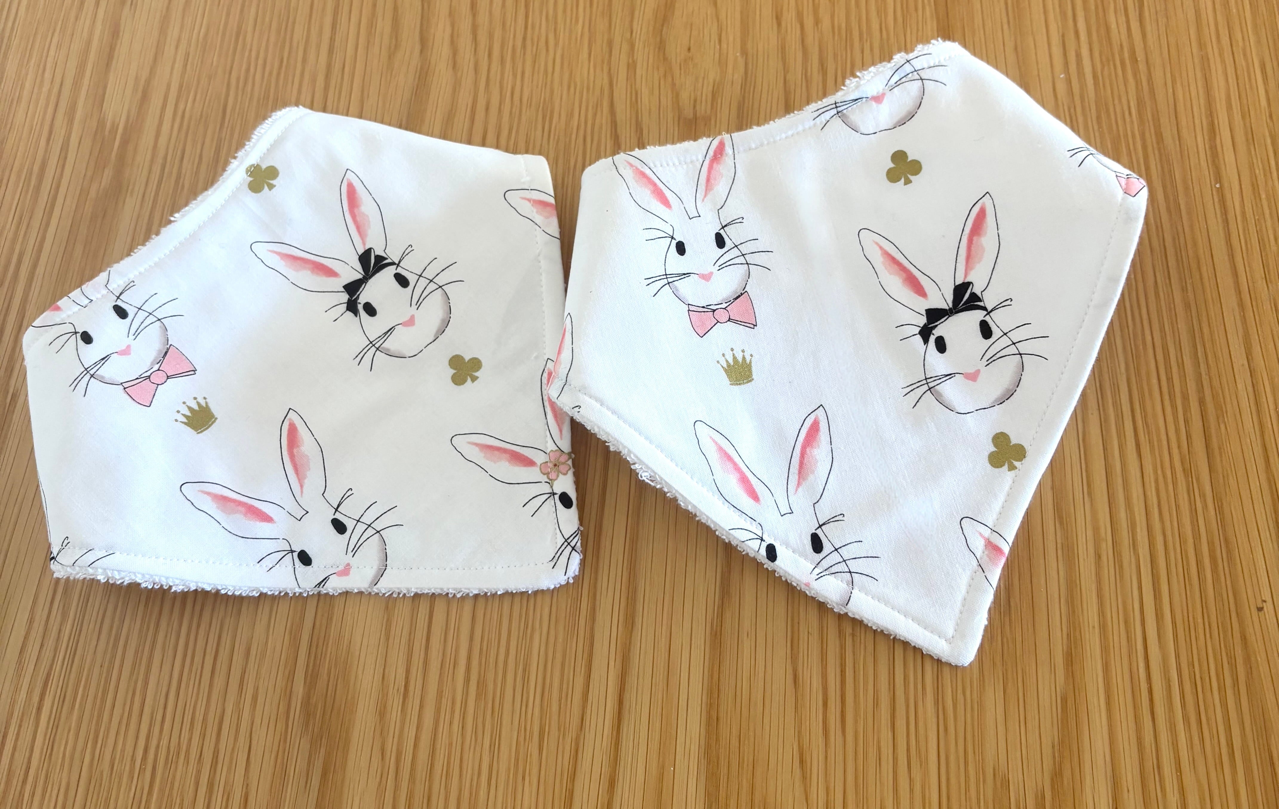 Bunny Bandana Bibs