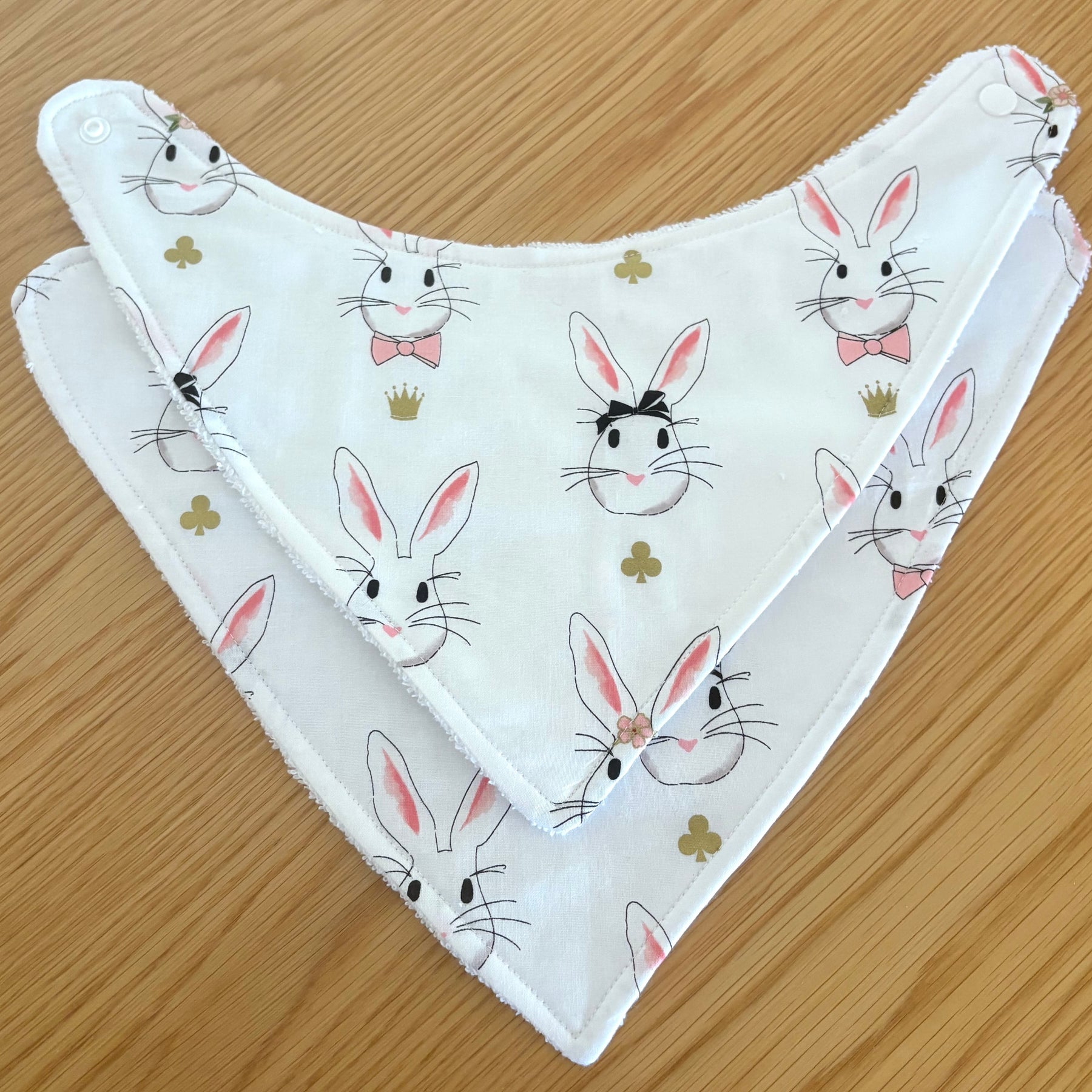 Bunny Bandana Bibs
