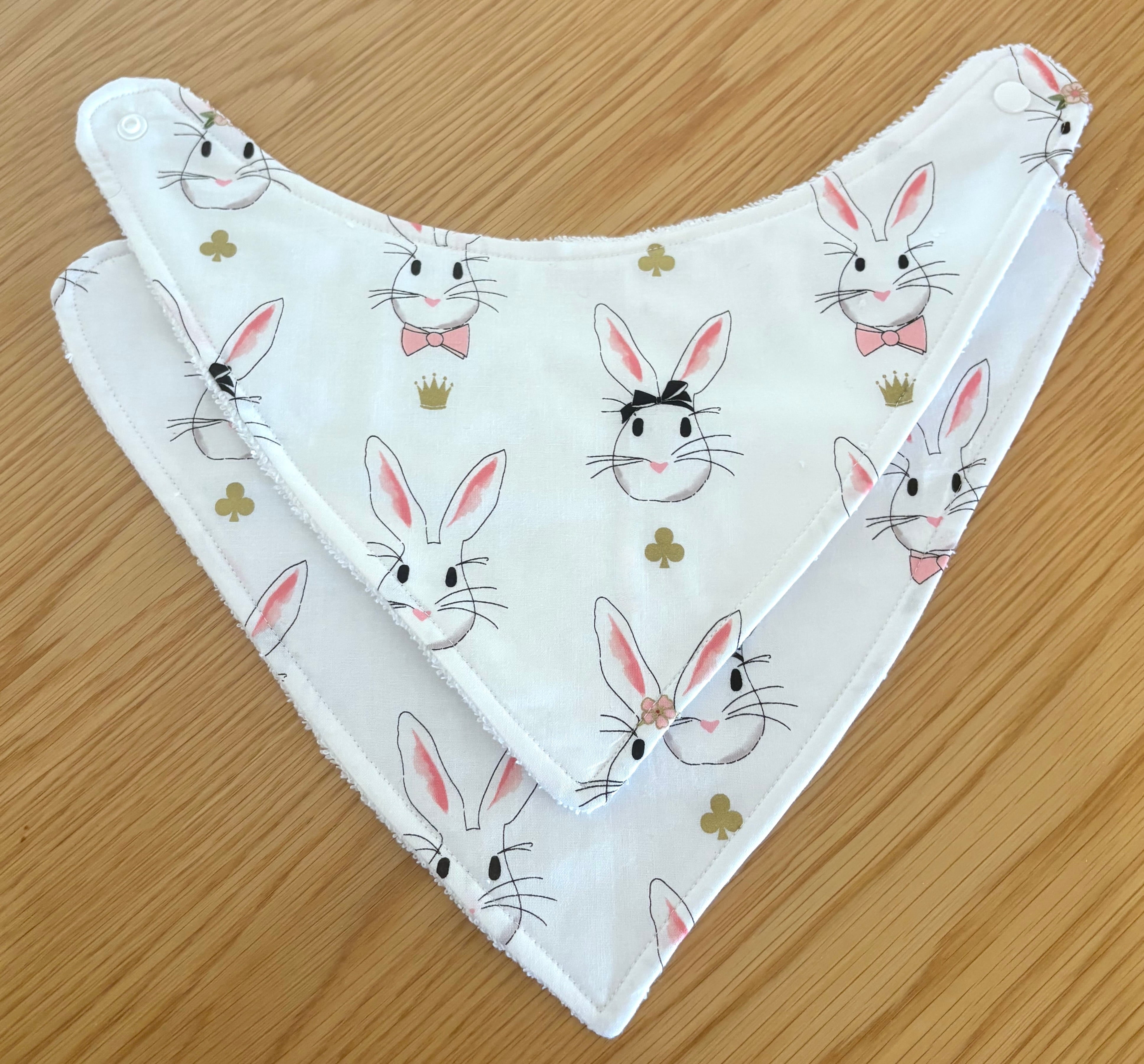 Bunny Bandana Bibs