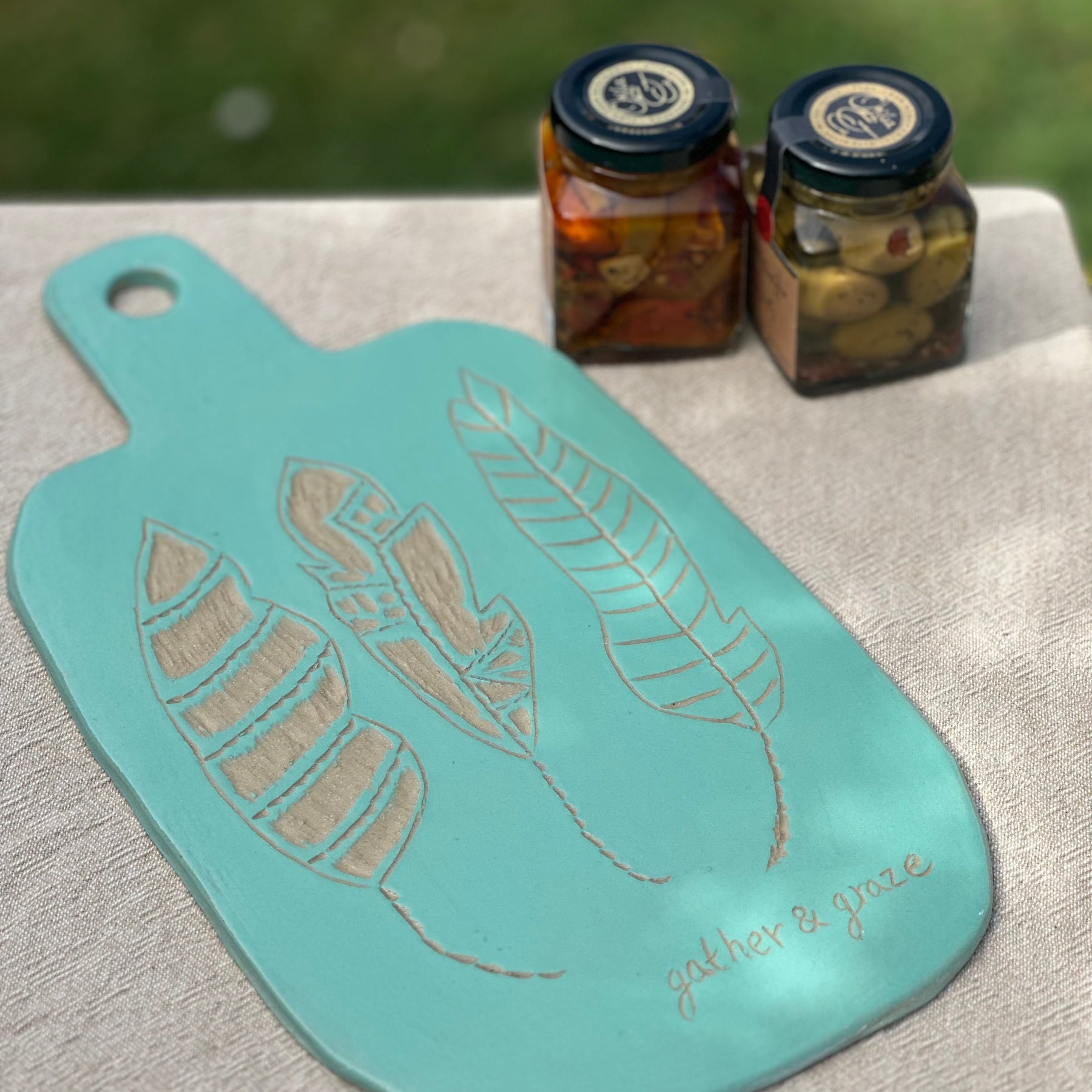 Handmade Ceramic Grazing Board | Gather & Graze