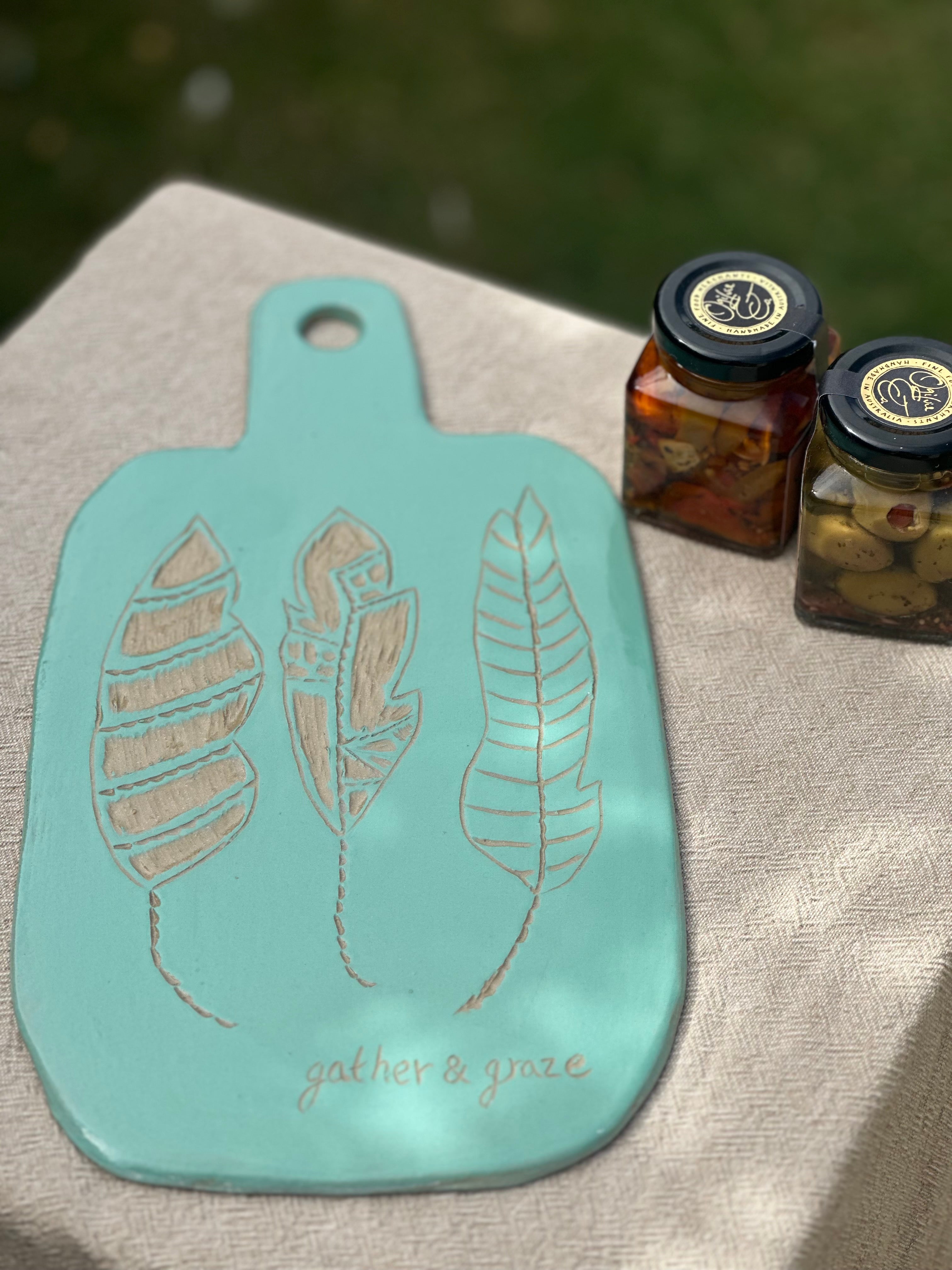 Handmade Ceramic Grazing Board | Gather & Graze