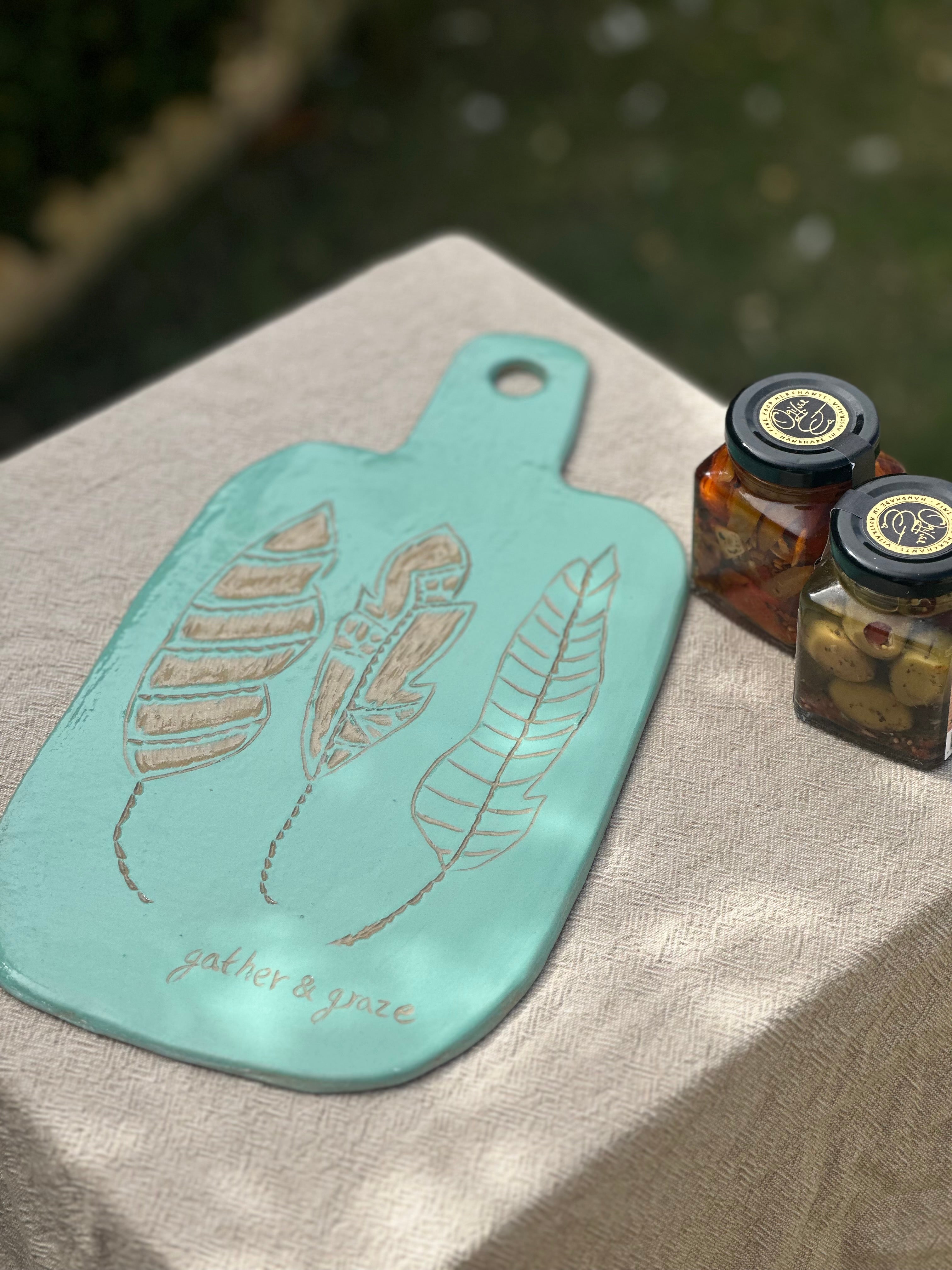 Handmade Ceramic Grazing Board | Gather & Graze