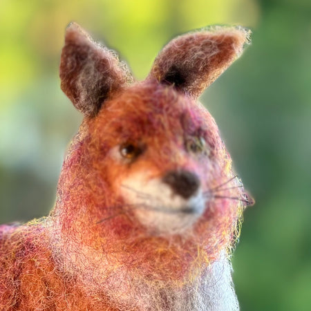 A5 Upcycled Notebook Fox