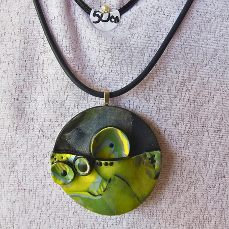 MOSSLIGHT - POLYMER CLAY PENDANT