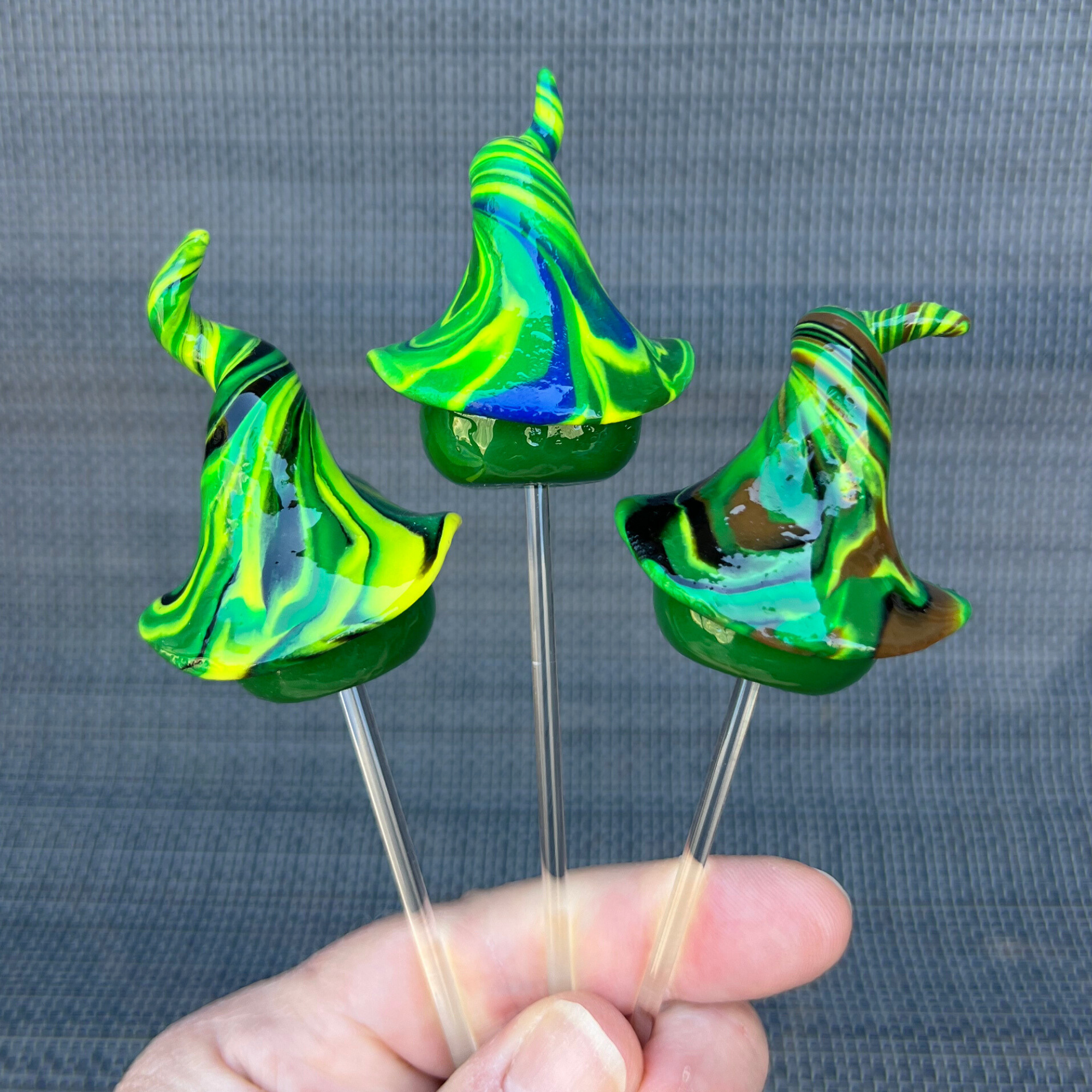 Whimsical gnome trio - Whisper, Stasha & Nicca