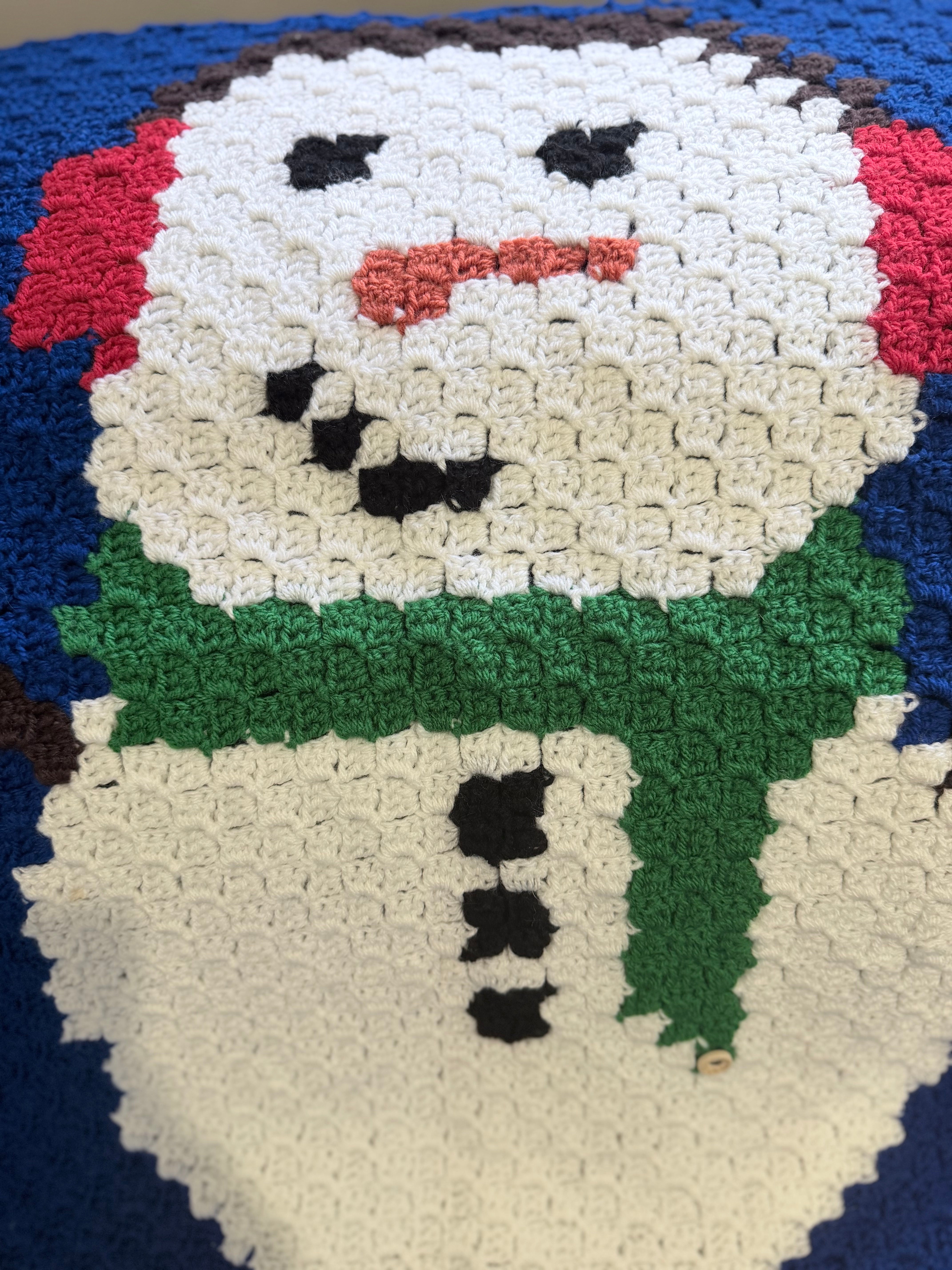 #033 Child Size Snowman Blanket