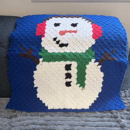 #033 Child Size Snowman Blanket