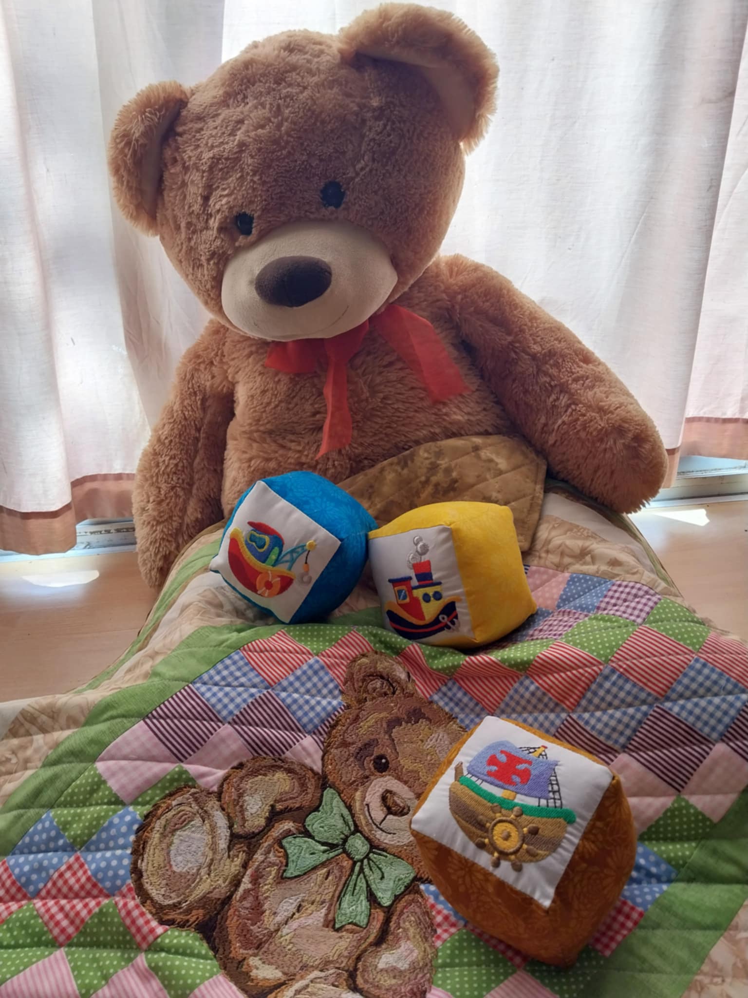 "Boats" Soft Blocks Baby Toy