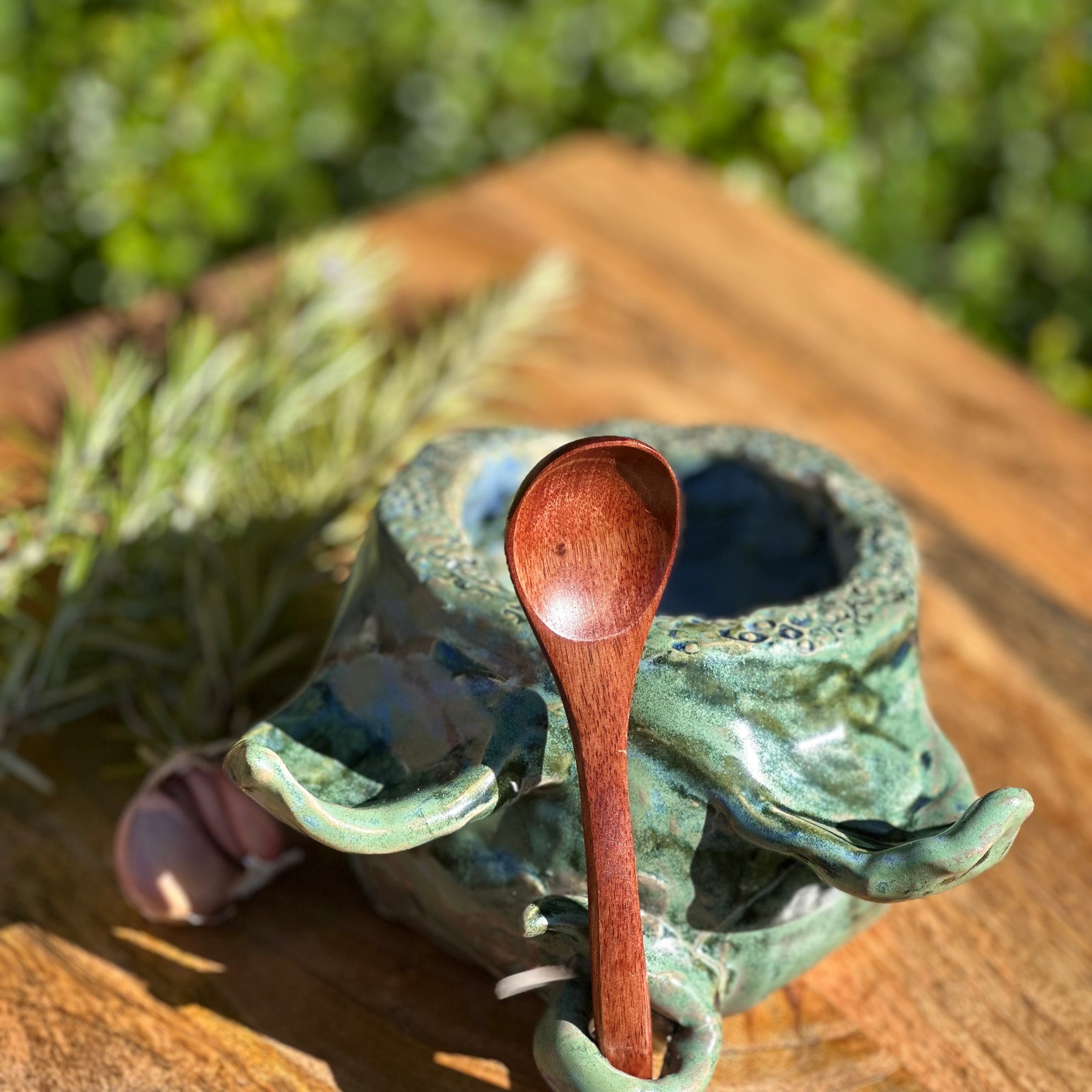 Large Pig Salt Cellar Pot - Ocean
