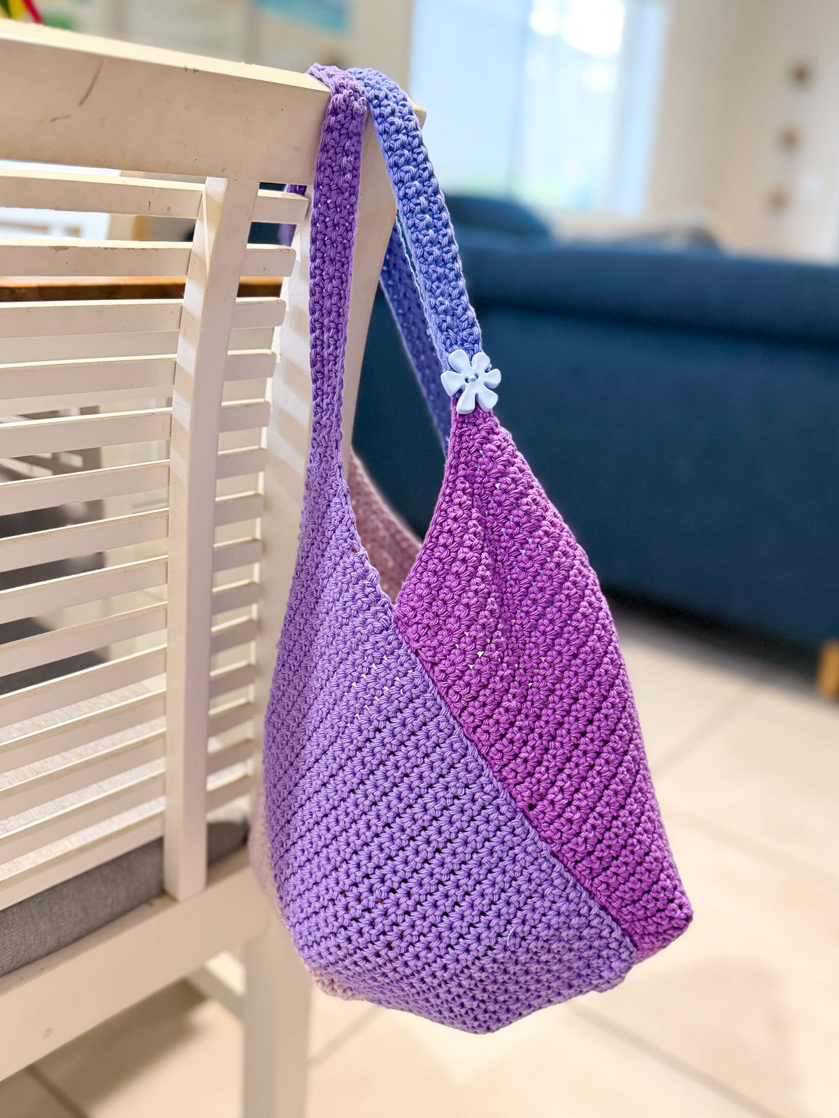 #102 Windmill Bag made with Cotton Yarn