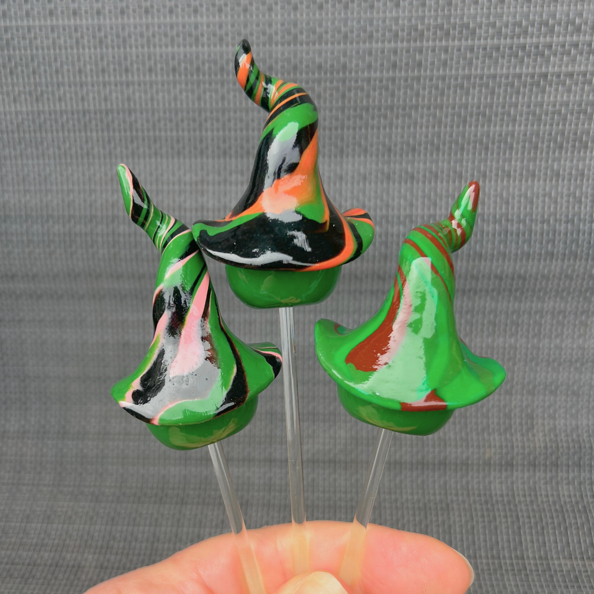 Whimsical gnome trio - Snib, Kirk & Tazzle