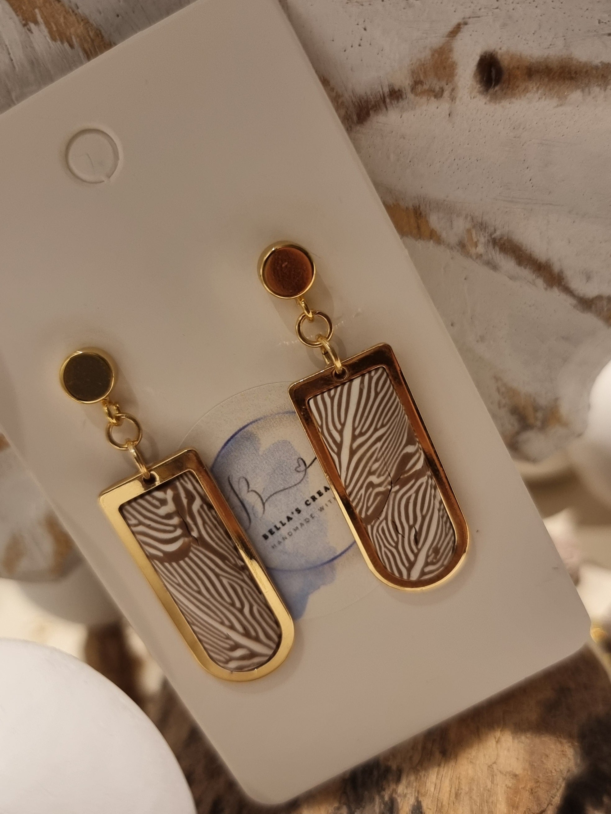 Golden Safari Dangles - Medium