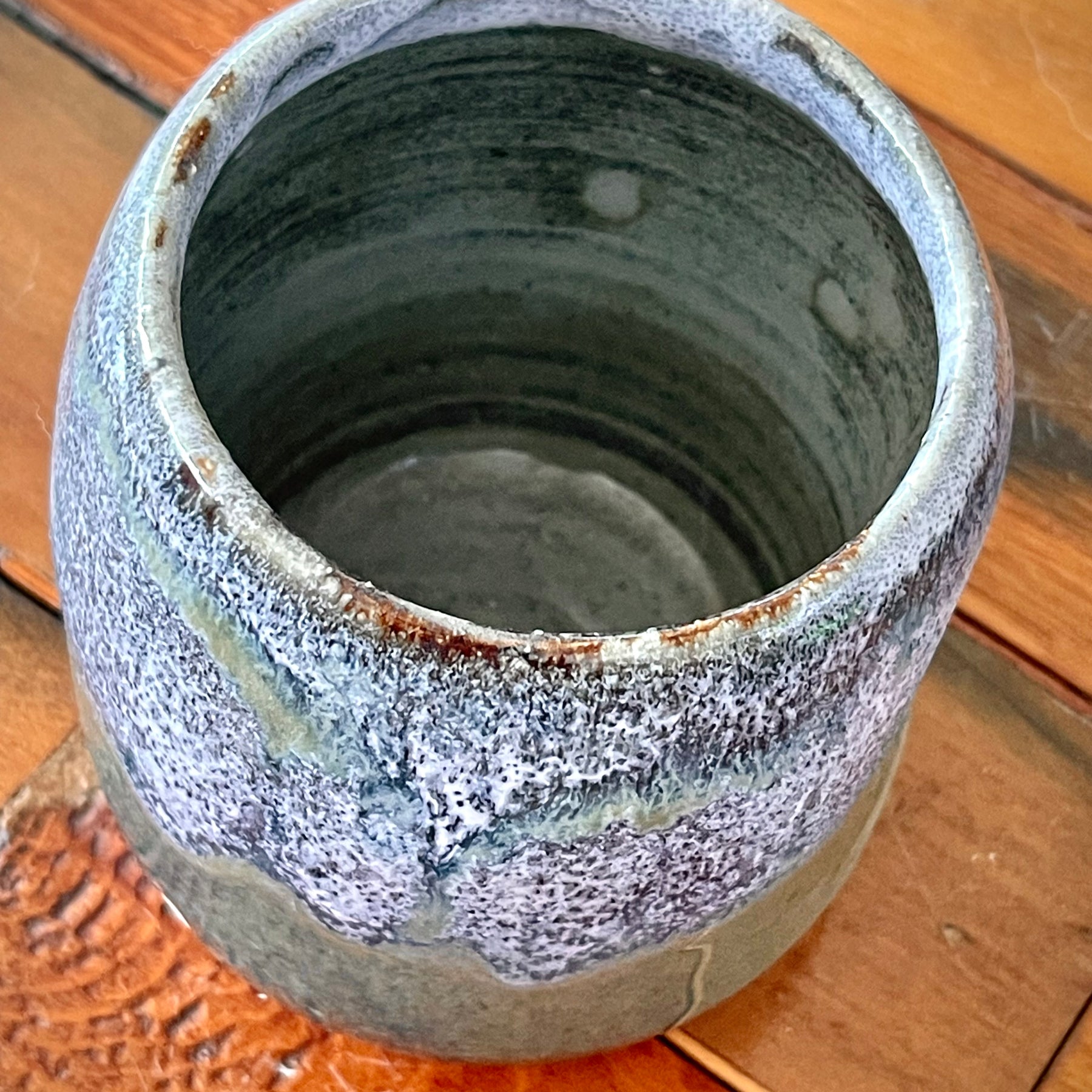Handmade Ceramic Cup - Ocean Mist Glaze