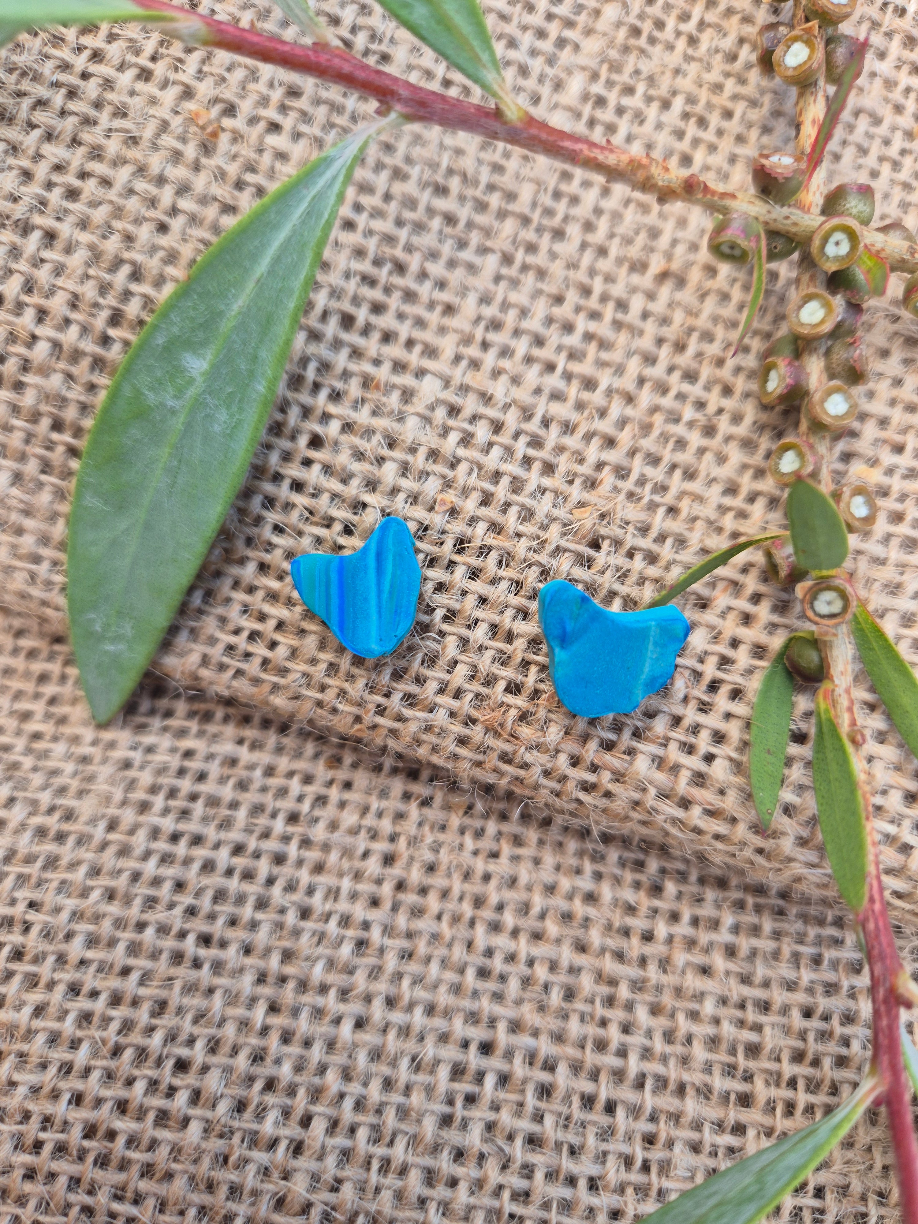 Map of Tasmania Earring Studs