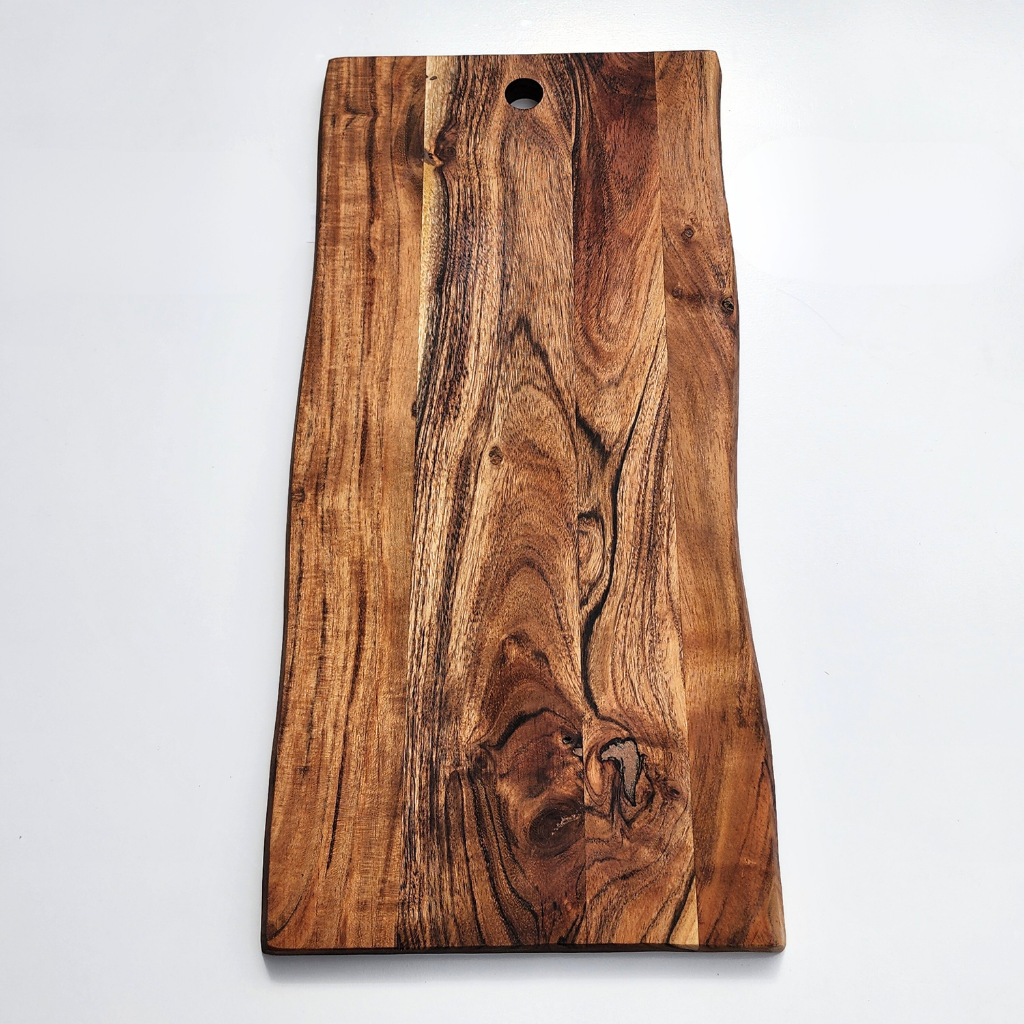 "Dusky Velvet Shore" - resin Charcuterie Board with cheese knives