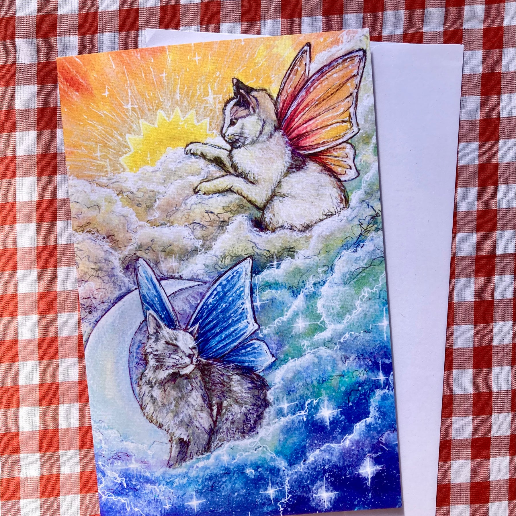 Fairy Cat Greeting Cards
