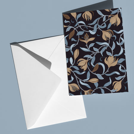 Arts and Crafts Inspired 'Sunday' Blank Greeting Card