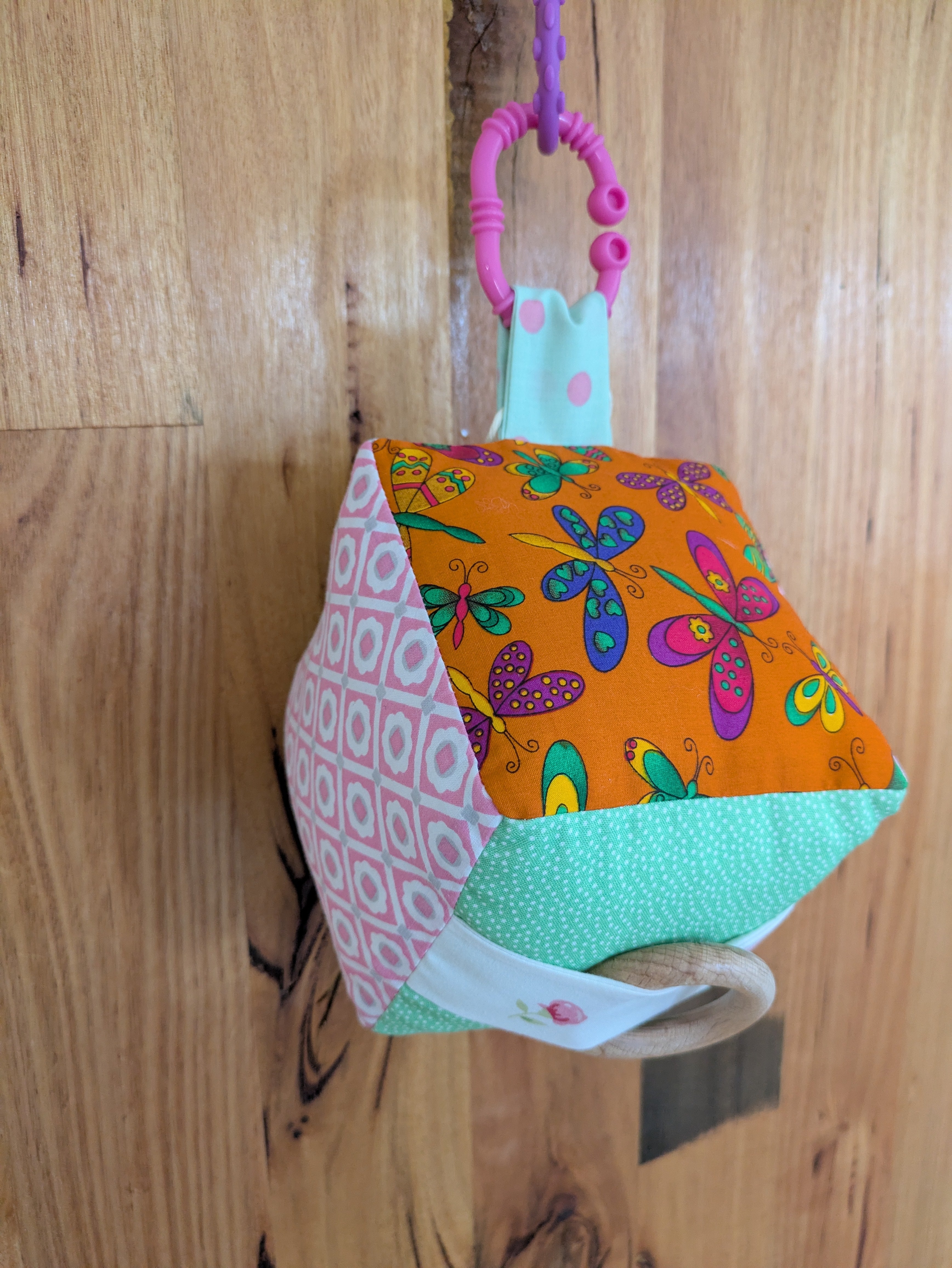 Floral, Flamingo, Butterfly Soft Baby Cube