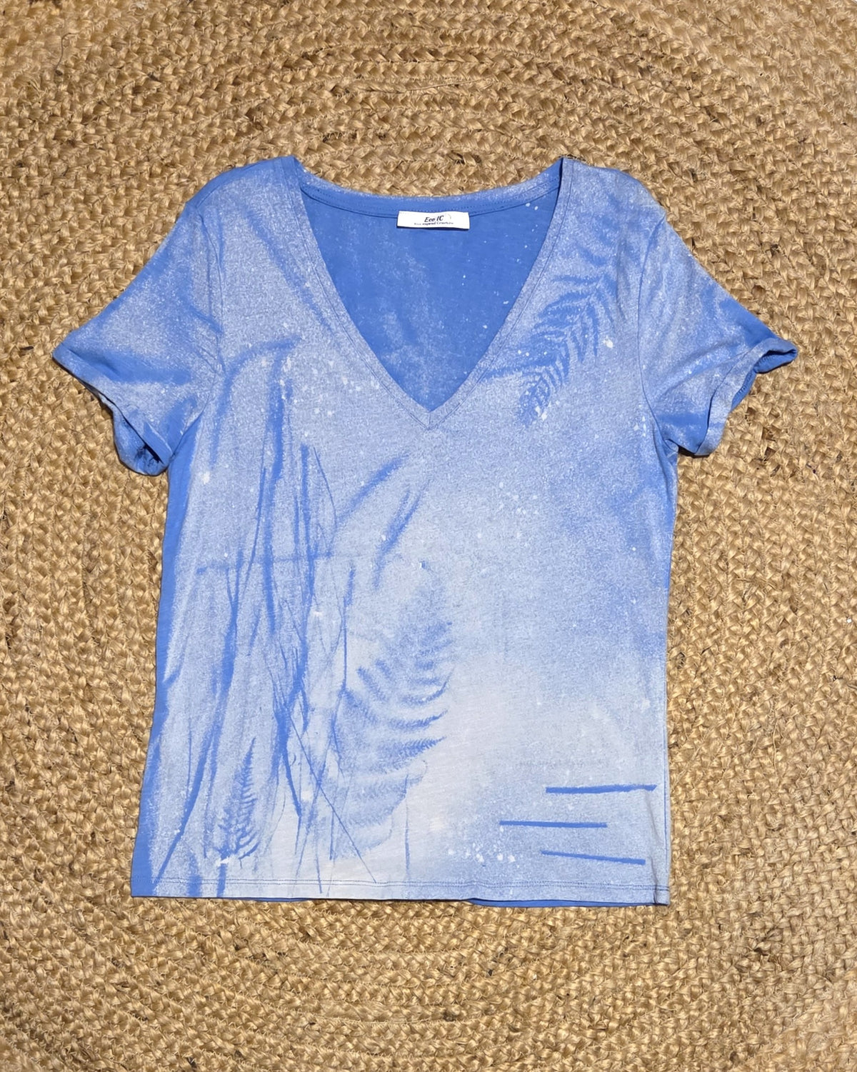 Botanical T-Shirt - Various Sizes - Natural Stencil - Last of this Collection