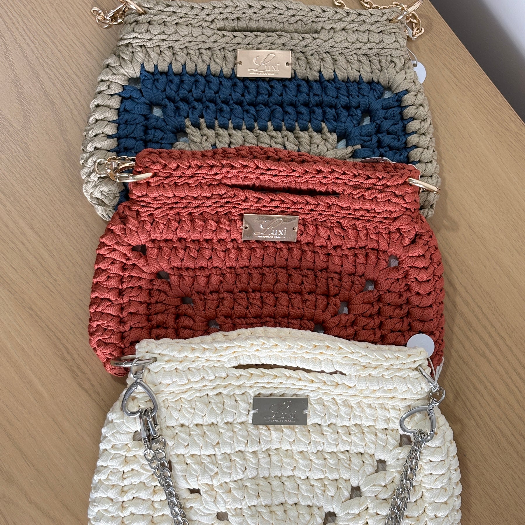 Verona Clutch with Chain Straps