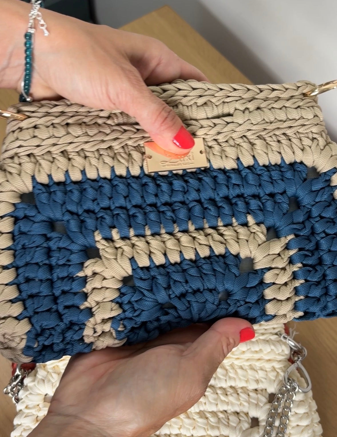 Verona Clutch with Chain Straps