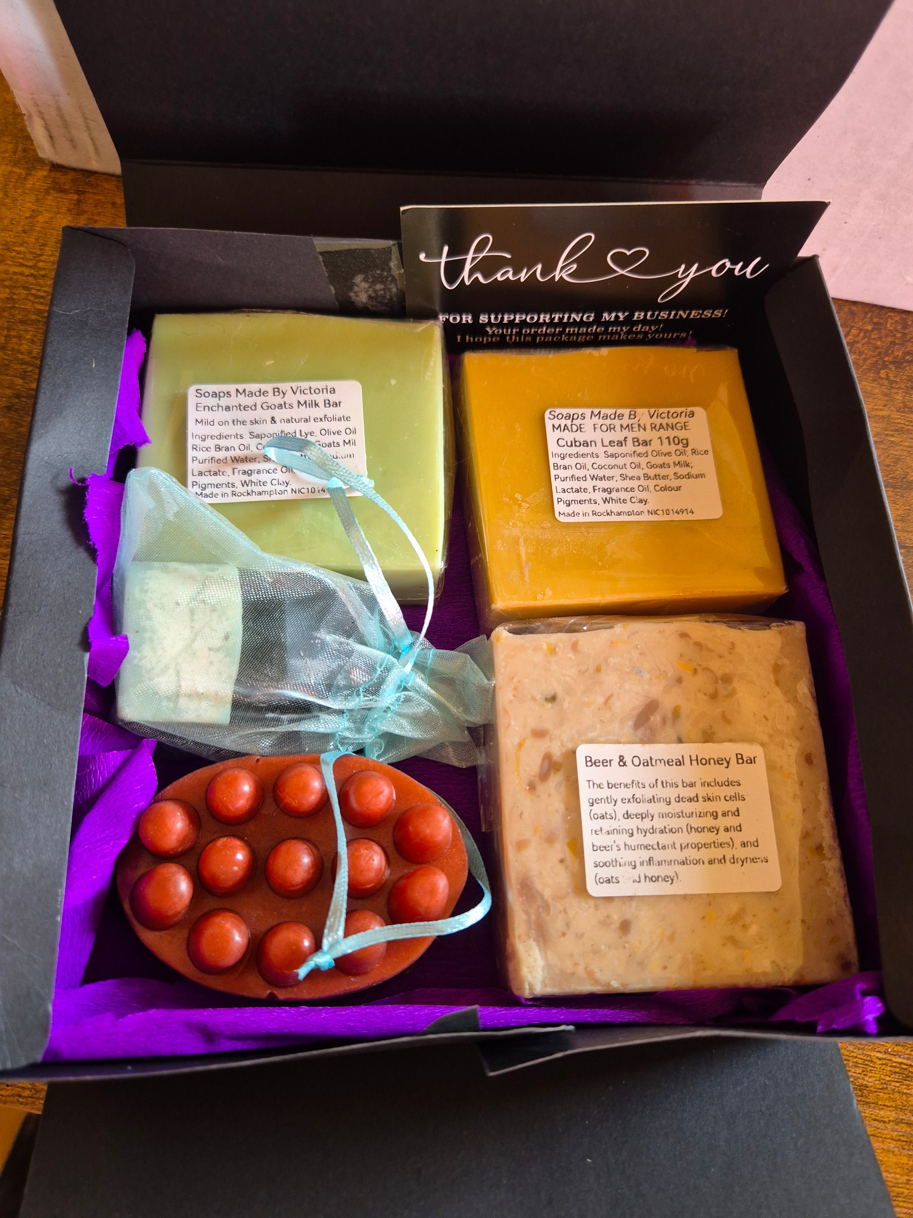 Handmade Artisan Soap Gift Pack