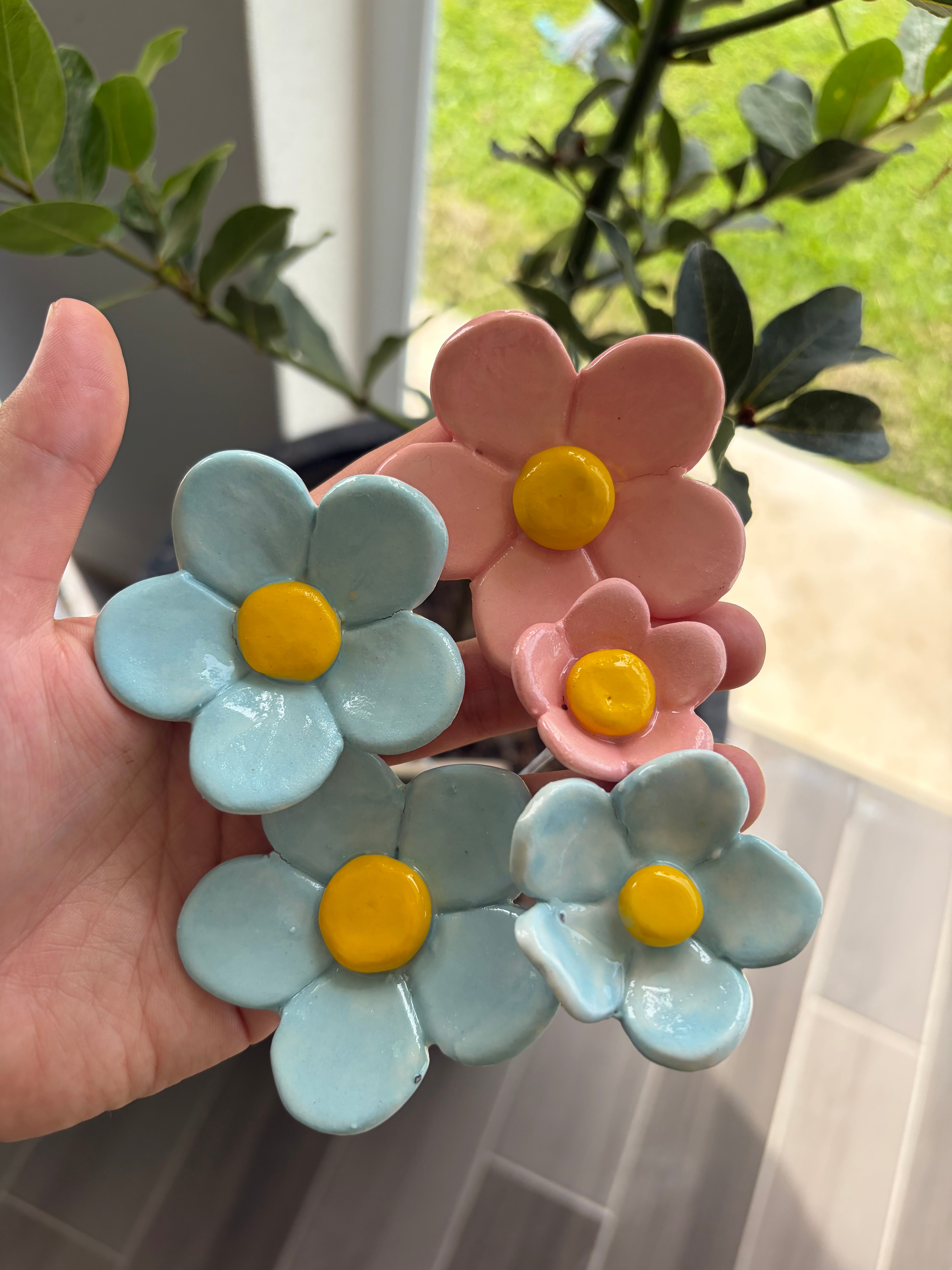 Ceramic Flowers - bunches of seconds!