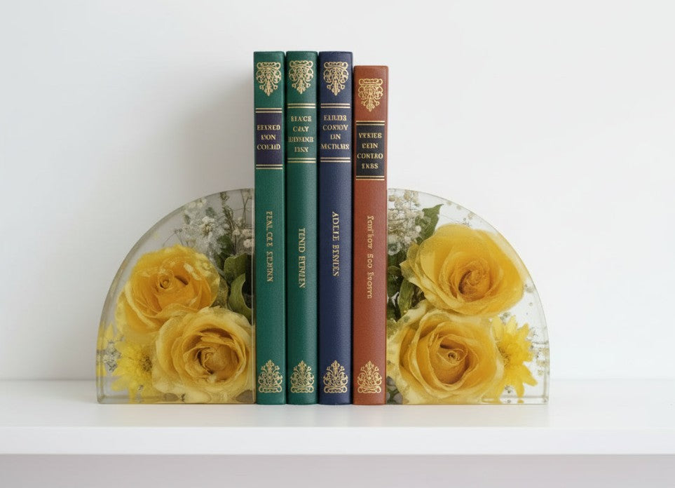 FOREVER BLOOMS  Bookends - Set of 2  - CUSTOM ORDER ONLY