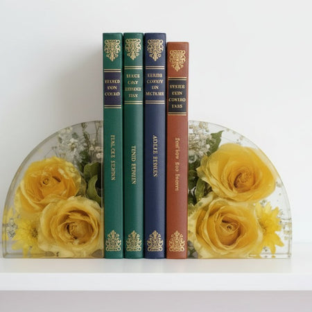 FOREVER BLOOMS  Bookends - Set of 2  - CUSTOM ORDER ONLY