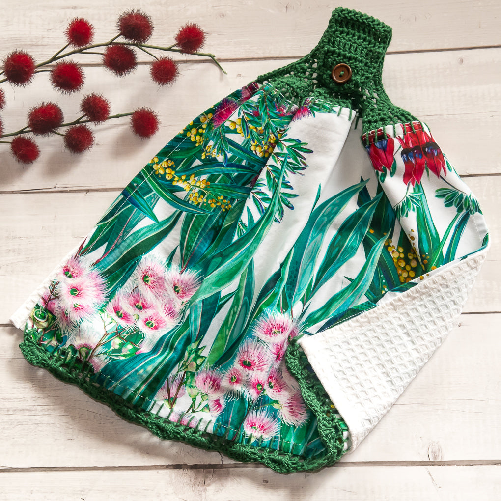 Native Flora - Hanging Tea Towels\Hand Towels - Double Sided