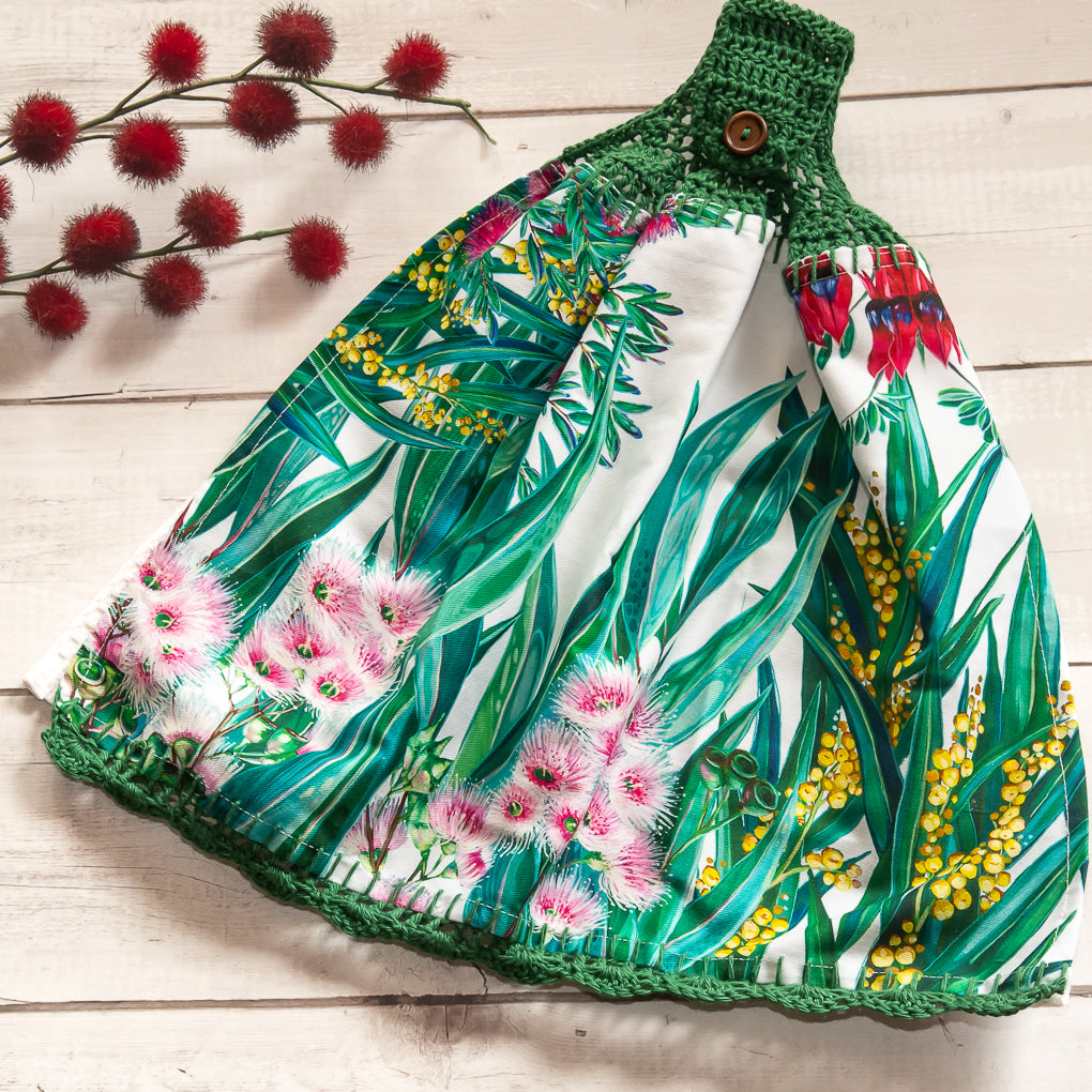 Native Flora - Hanging Tea Towels\Hand Towels - Double Sided