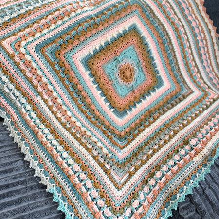 #084-Lap Size Blanket/Throw Rug