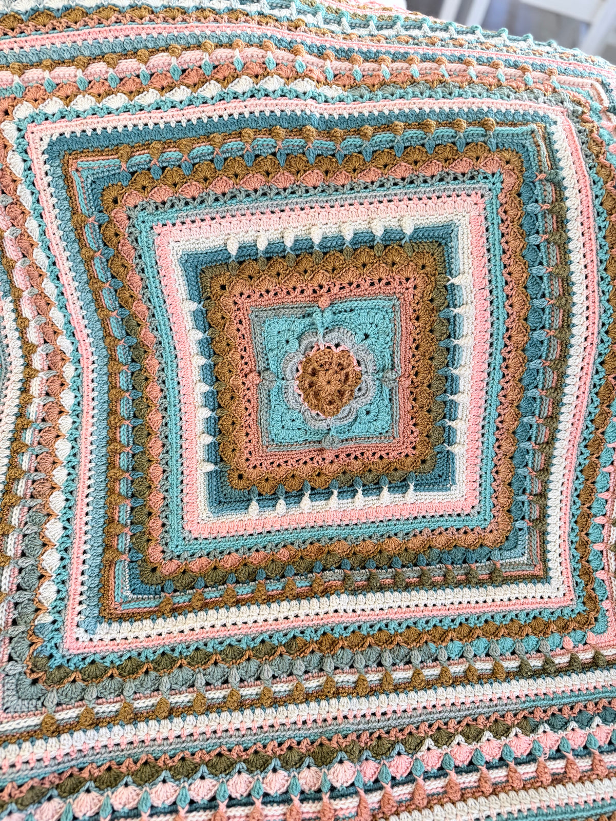 #084-Lap Size Blanket/Throw Rug