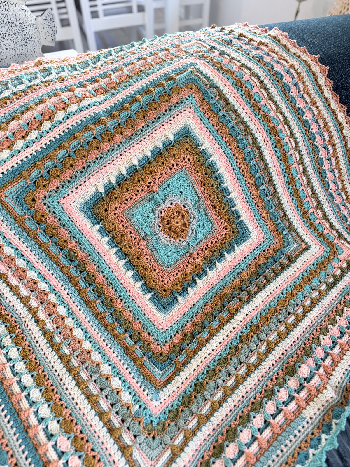 #084-Lap Size Blanket/Throw Rug