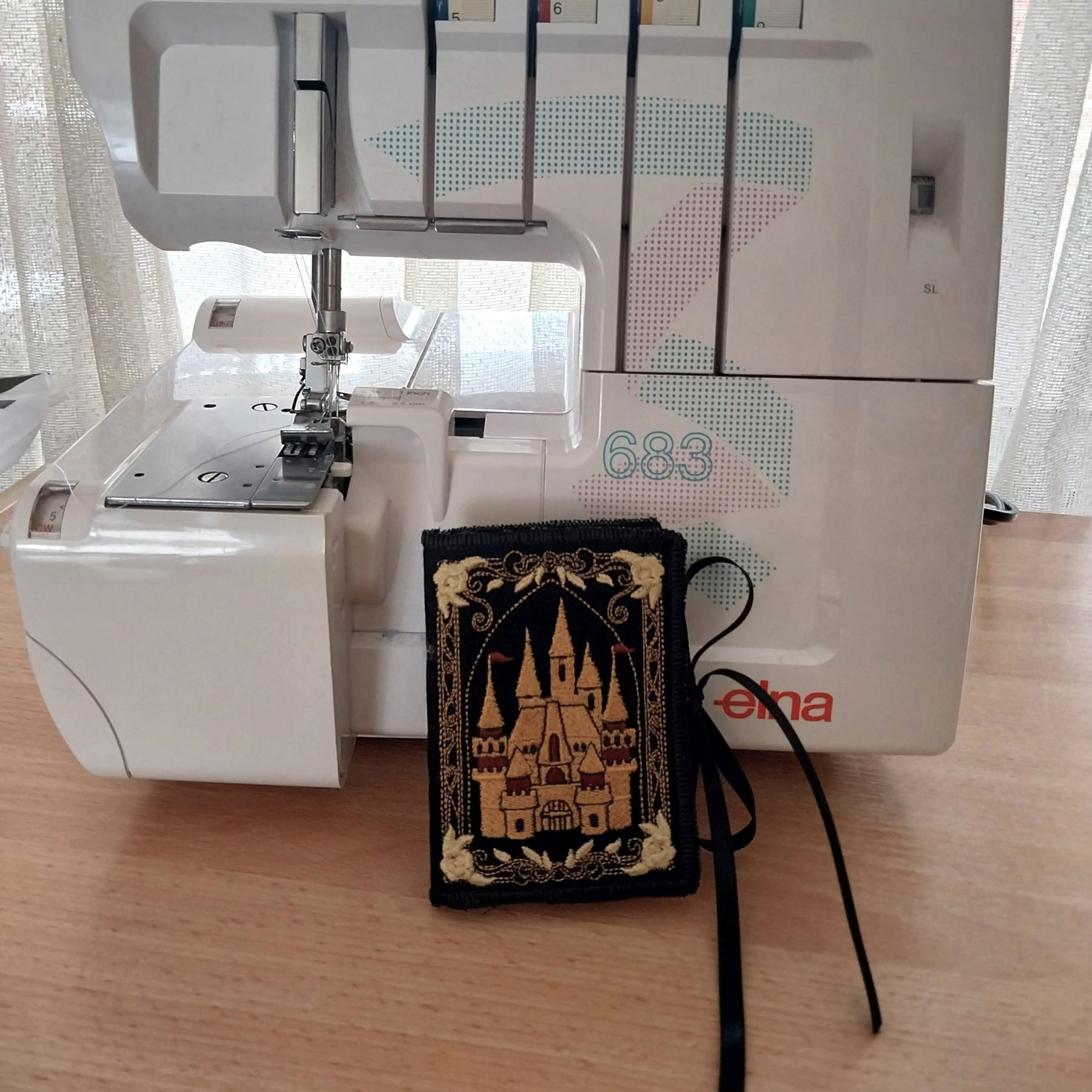 Fairytale Castle Black Needle/Backpack Pins Book