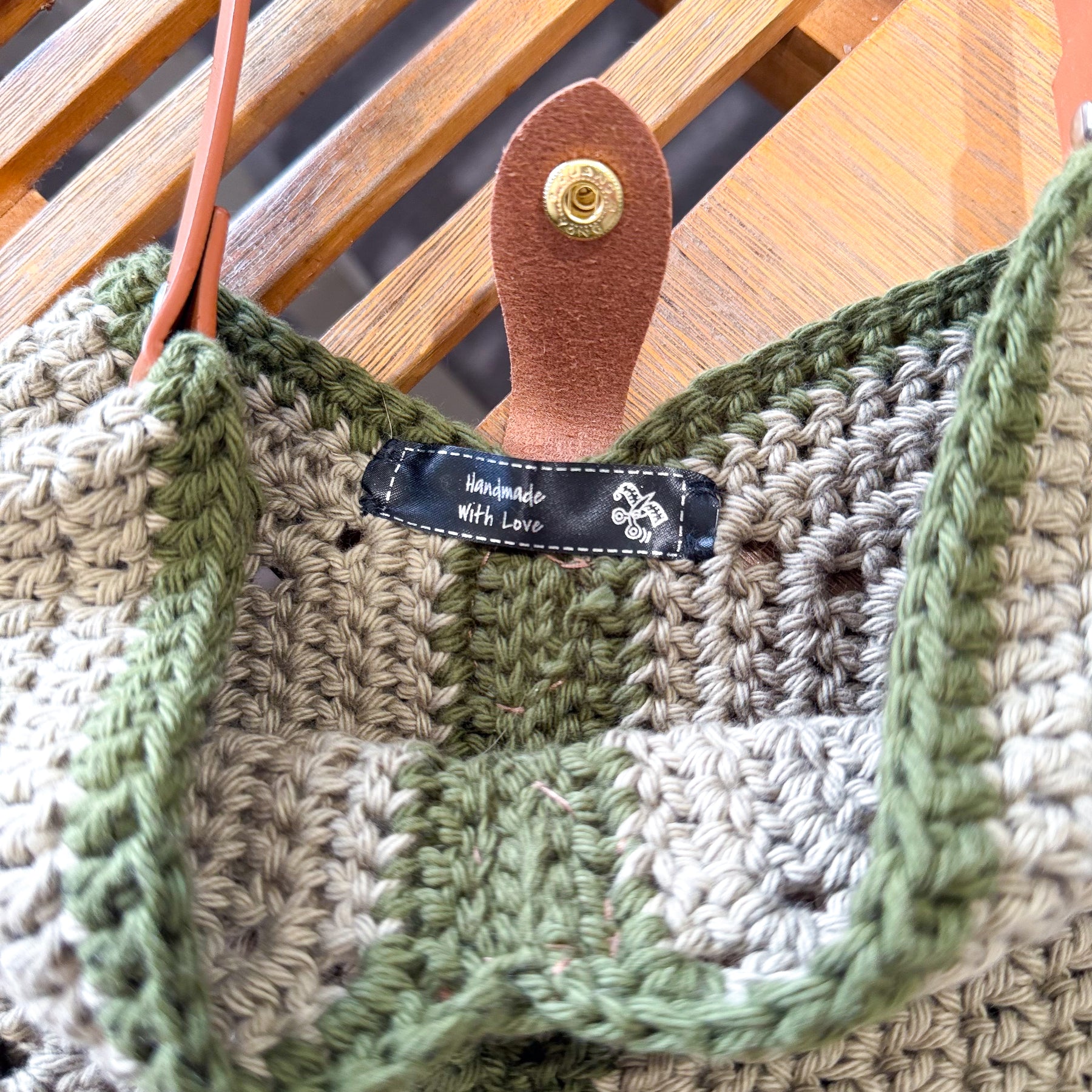 #103 Symmetry Bag with Faux Handle