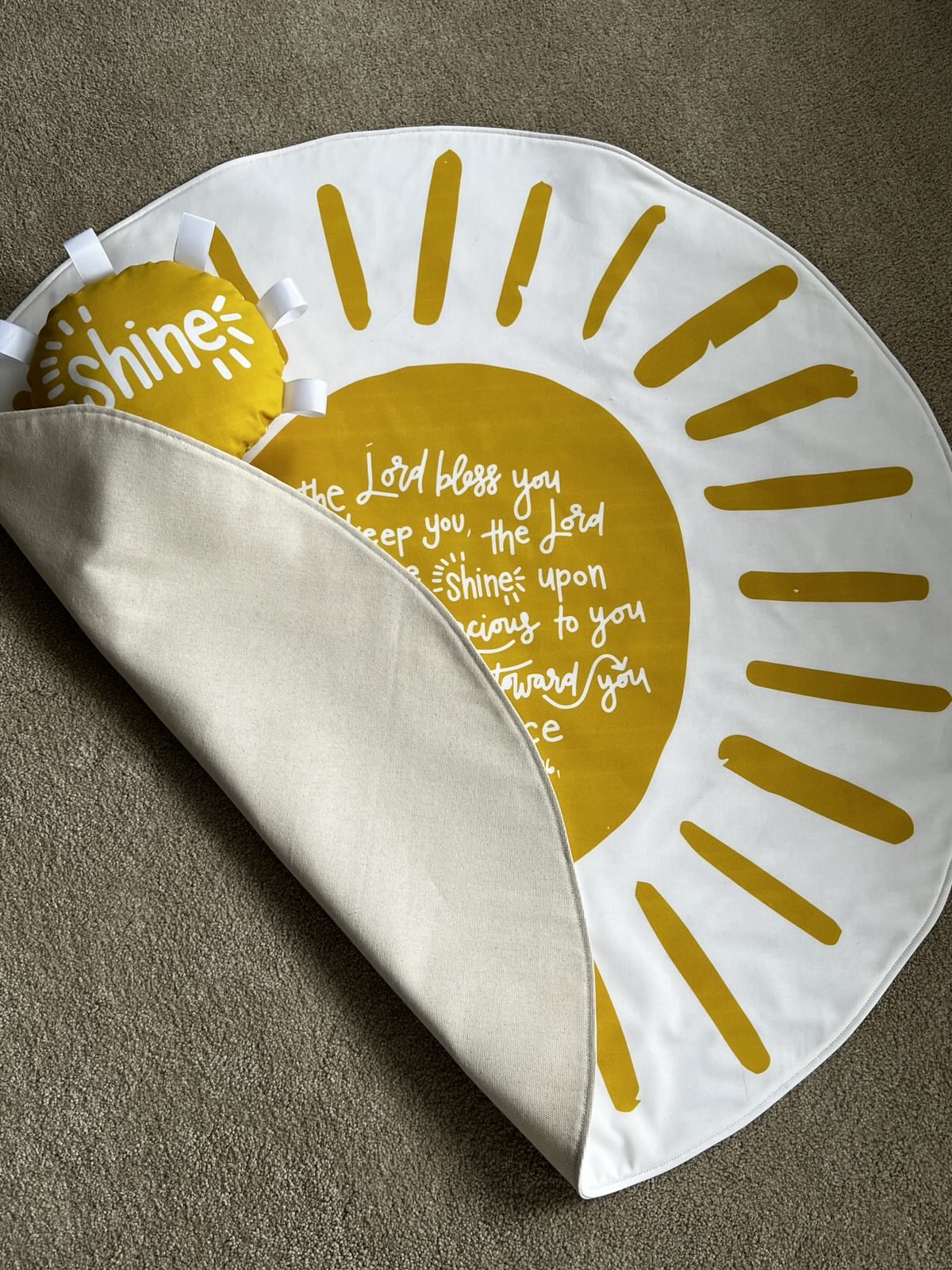 “Shine” & “Hail Mary” children play mat