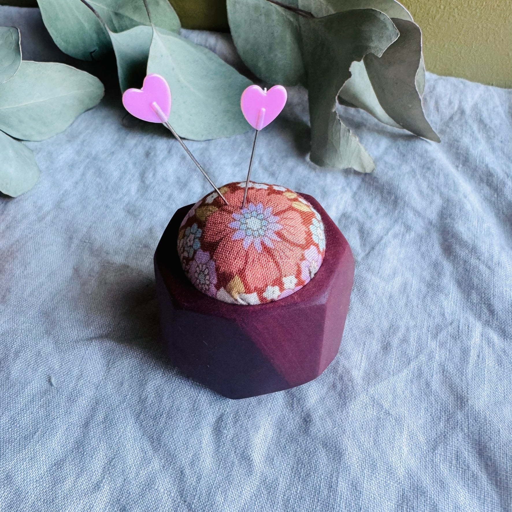 Handmade Pin Cushions - collaboration Spoon Gal X qhearts handmade