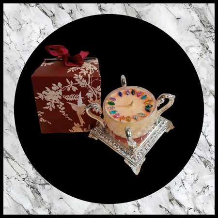 Red Velvet Rainbow Candle