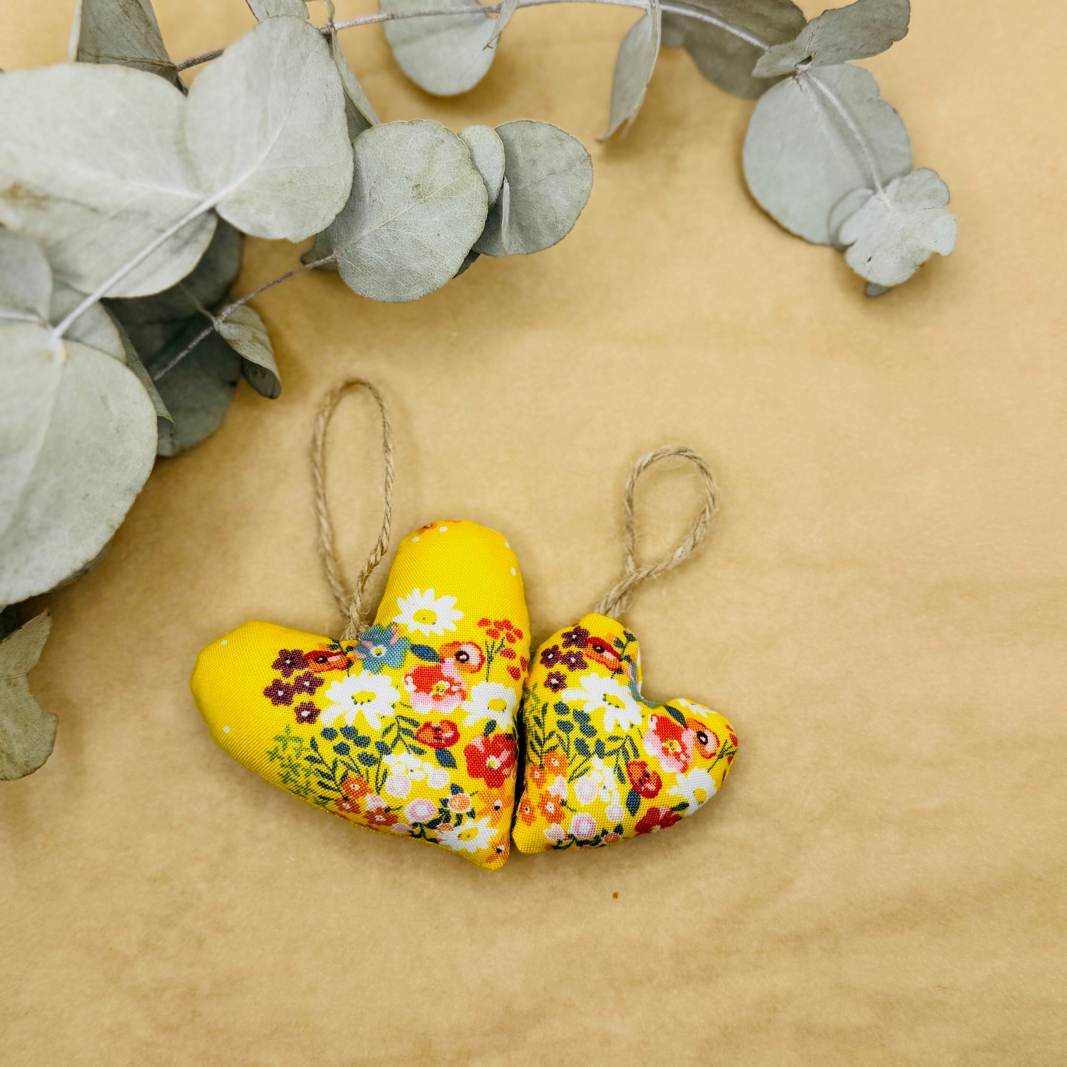 Handmade Spring Floral Hearts