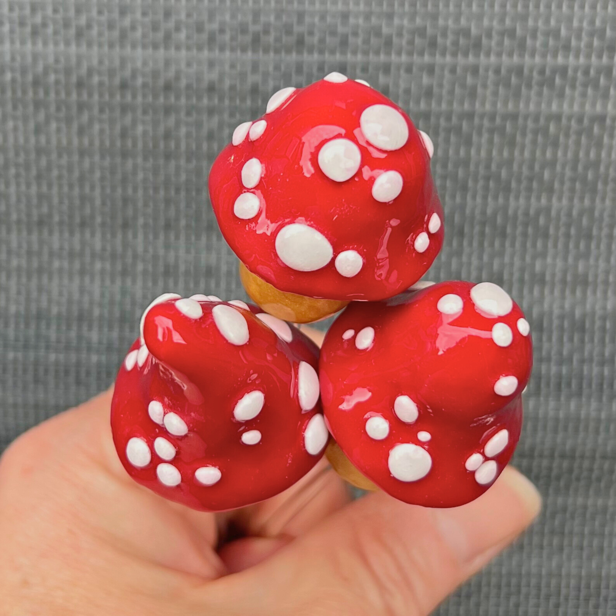 Whimsical toadstool trio - 'Sophia'