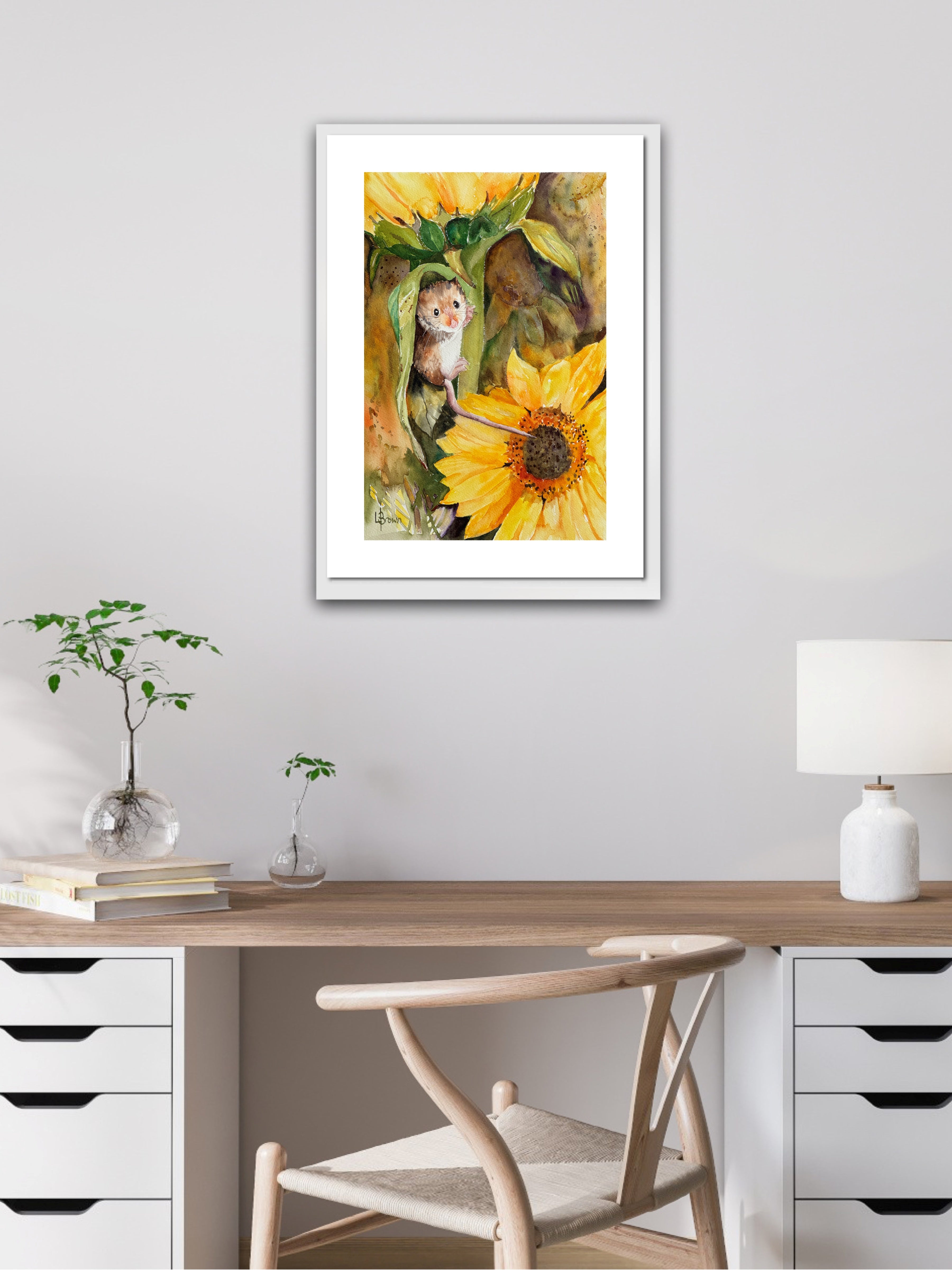 Field Mouse A3 Fine Art Print