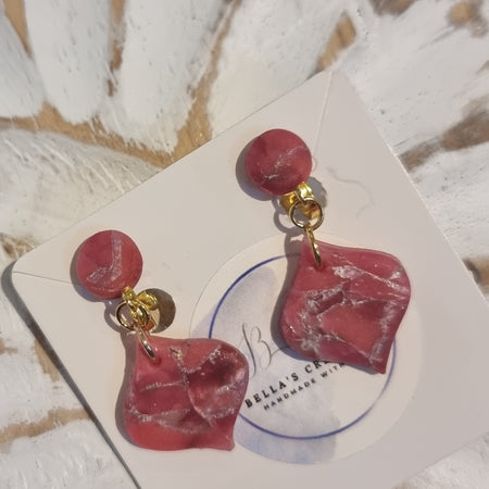 Ruby Radiance Clip-Ons