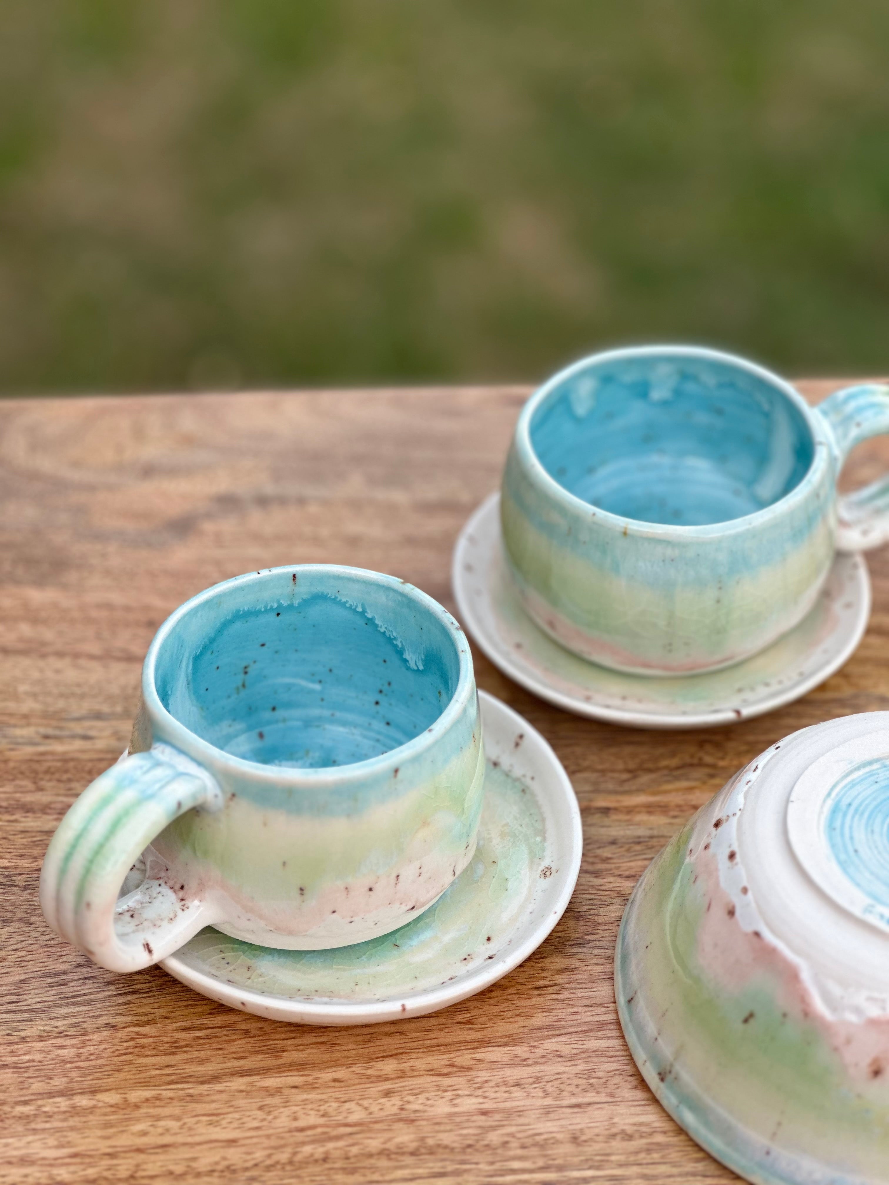 Ceramic Coffee/Tea Cup Set - Sugar Tide